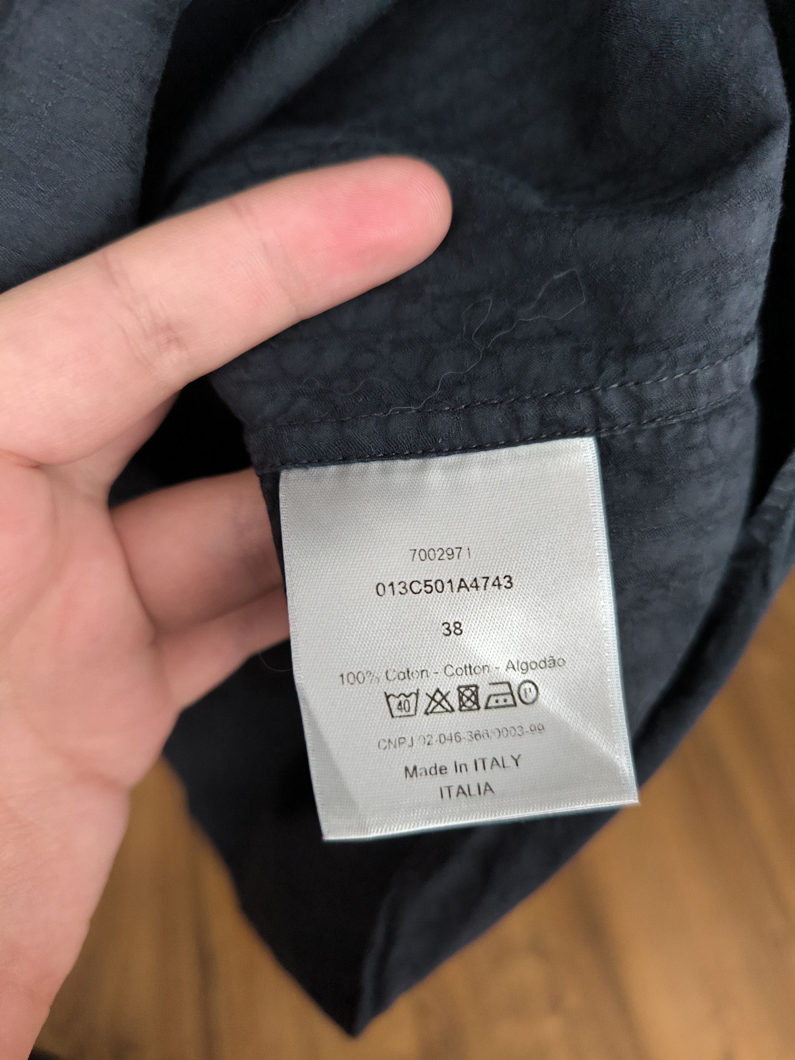 Dior Dior Oblique Shirt, size 38 EU, good condition plus Size US M / EU 48-50 / 2 - 7 Thumbnail