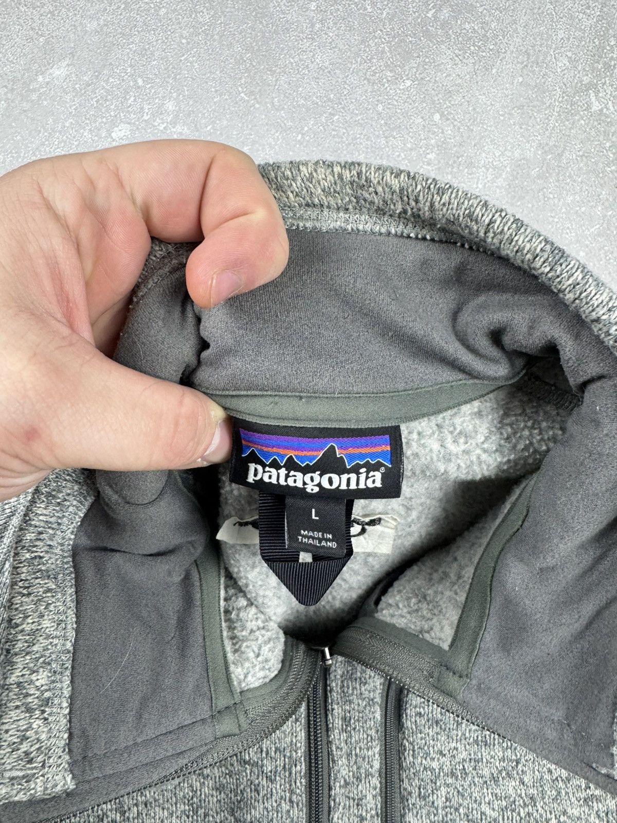 Patagonia Vintage Patagonia Polartec 1/4 Zip Fleece Jacket Gray size L Size US L / EU 52-54 / 3 - 6 Thumbnail