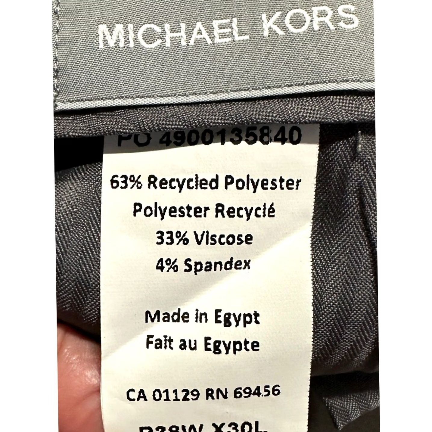 Michael Kors VINTAGE? No. Michael Kors Newbury Pant Chase: Primary. Size US 38 / EU 54 - 3 Thumbnail