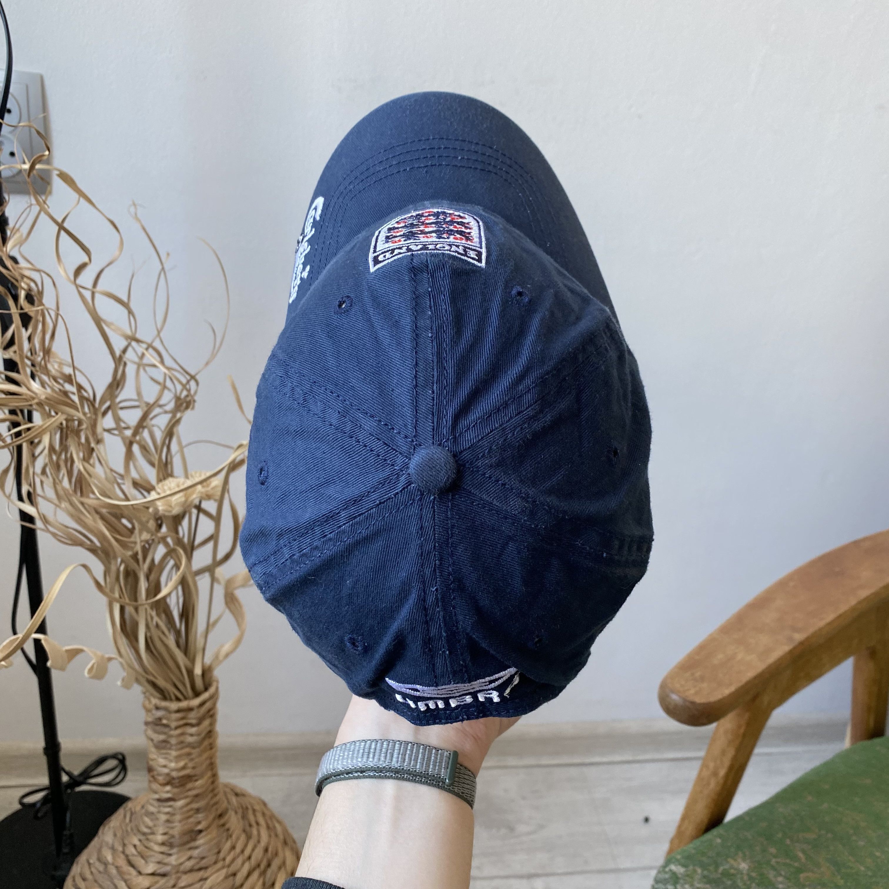 Umbro ⚽️ Vintage 90s Umbro England jersey Cap Carlsberg blockore Size ONE SIZE - 5 Thumbnail