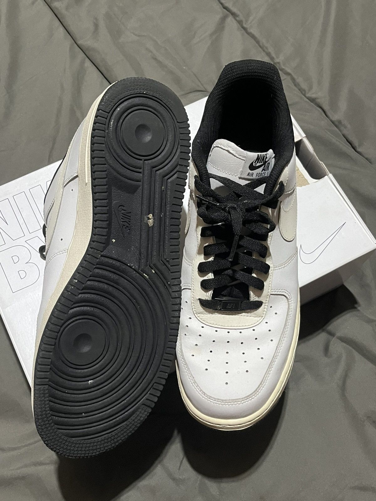 Nike Customized Nike By You Air Force Ones Size US 12.5 / EU 45-46 - 6 Thumbnail