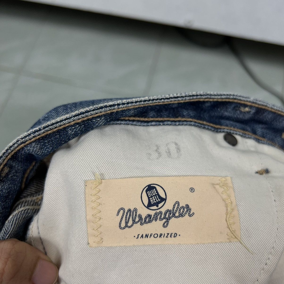 Vintage 🔥 90s VINTAGE WRANGLER BLUE BELL REDLINE JEANS Size US 28 / EU 44 - 14 Thumbnail