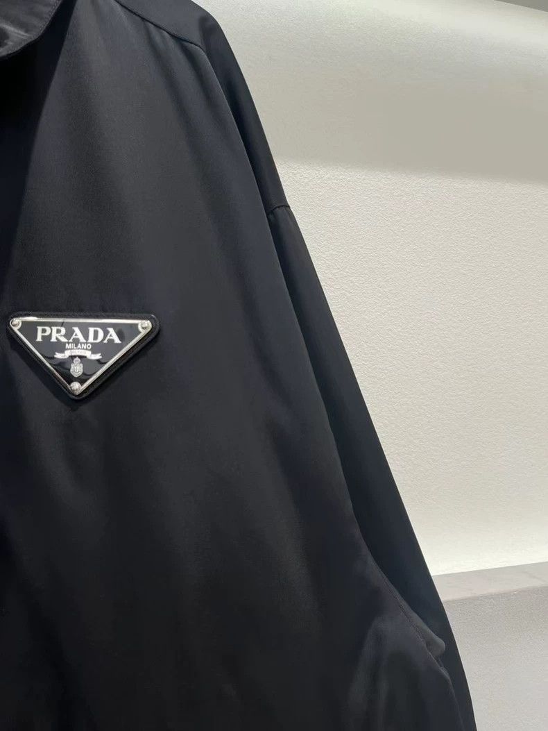 Prada Prada Metal triangle logo nylon zipper jacket 2501-Nextarro Size US M / EU 48-50 / 2 - 5 Thumbnail