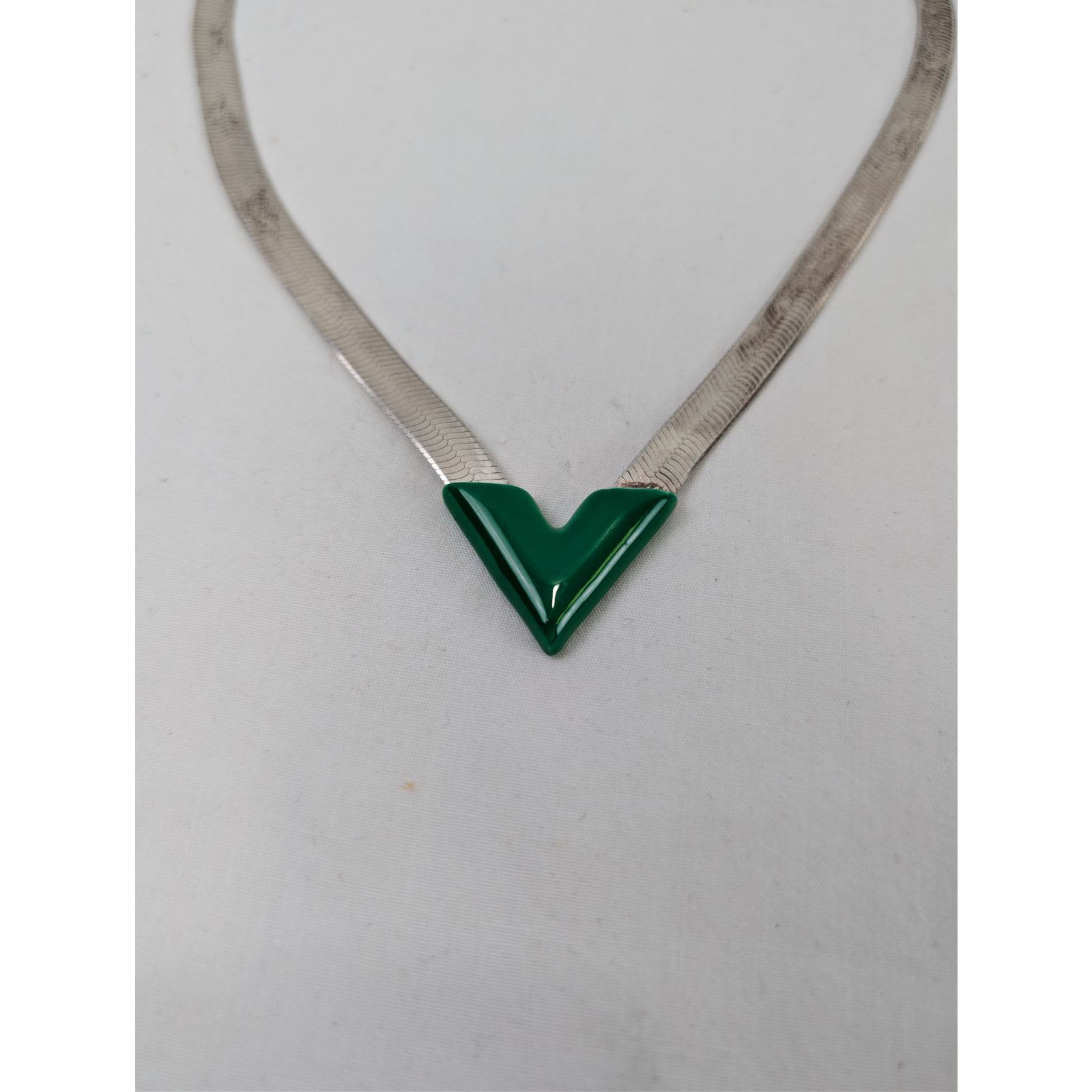 Bottega Veneta o1rshd1 Size: OS/ Sterling Silver / Enamel Necklace Parakeet Size ONE SIZE - 7 Thumbnail