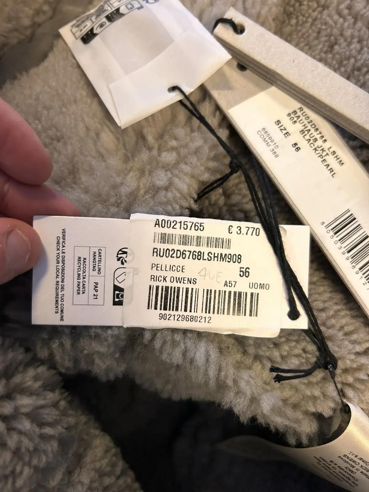 Rick Owens Rick Owens Bauhaus Sheepskin Jacket Size US XL / EU 56 / 4 - 15 Thumbnail
