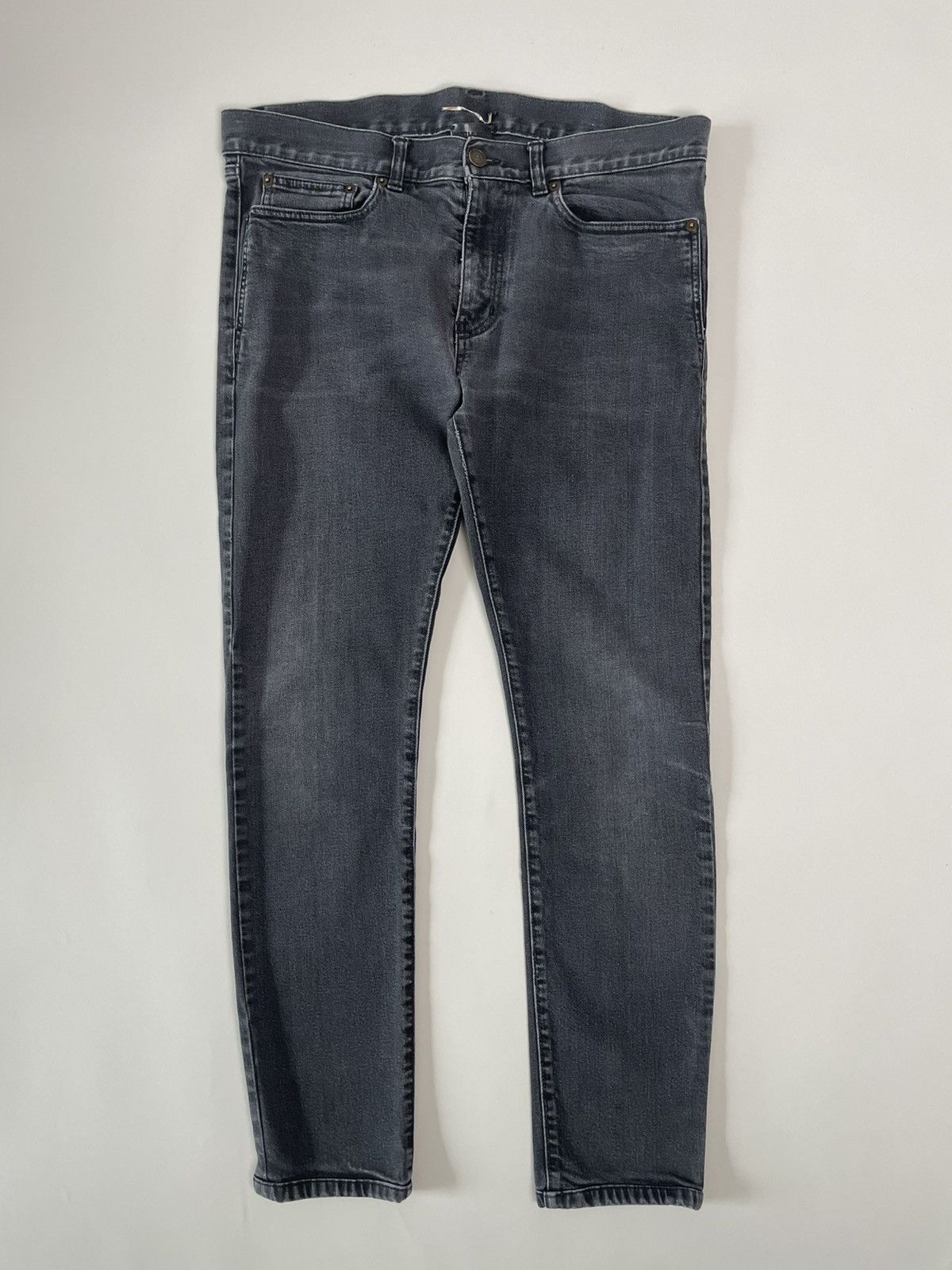 Saint Laurent Paris Saint Laurent Paris D02 Grey Denim Size US 33 - 1 Thumbnail