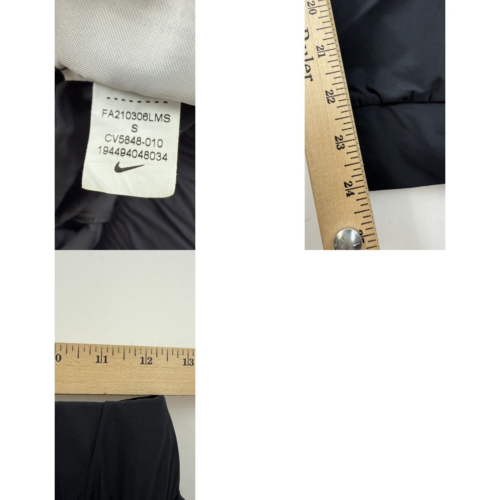 Nike NIKE Dri-FIT Jogger Pants Womens Small Black Athletic Tapered Sports Lightweight Stretch Size 28" / US 6 / IT 42 - 8 Thumbnail