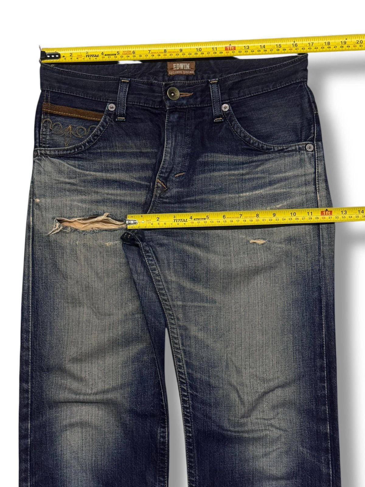 Edwin EDWIN 00s EVS403 Exclusive Vintage Japan Made Denim Jeans 33 Size US 33 - 18 Thumbnail