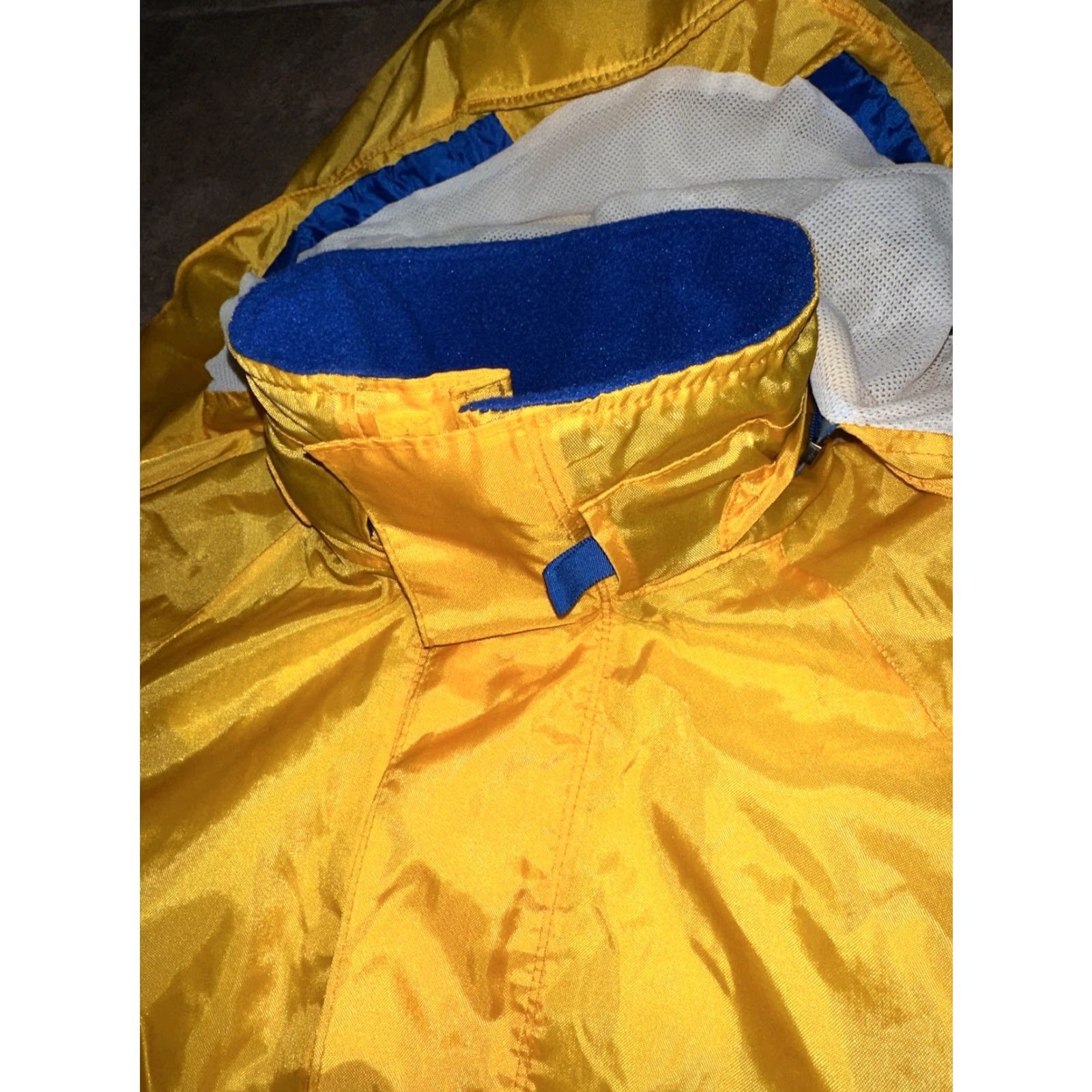Vintage Kokatat Jacket Mens S Yellow Stand Collar Long Sleeve Waterproof Rain Coat Size US S / EU 44-46 / 1 - 3 Thumbnail