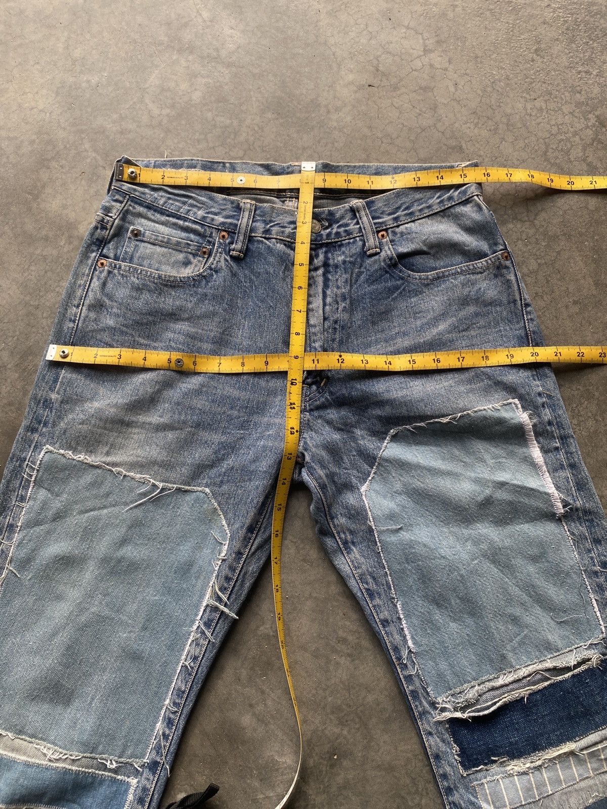 If Six Was Nine × Japanese Brand Vintage blue blue denim pants Size US 33 - 6 Thumbnail