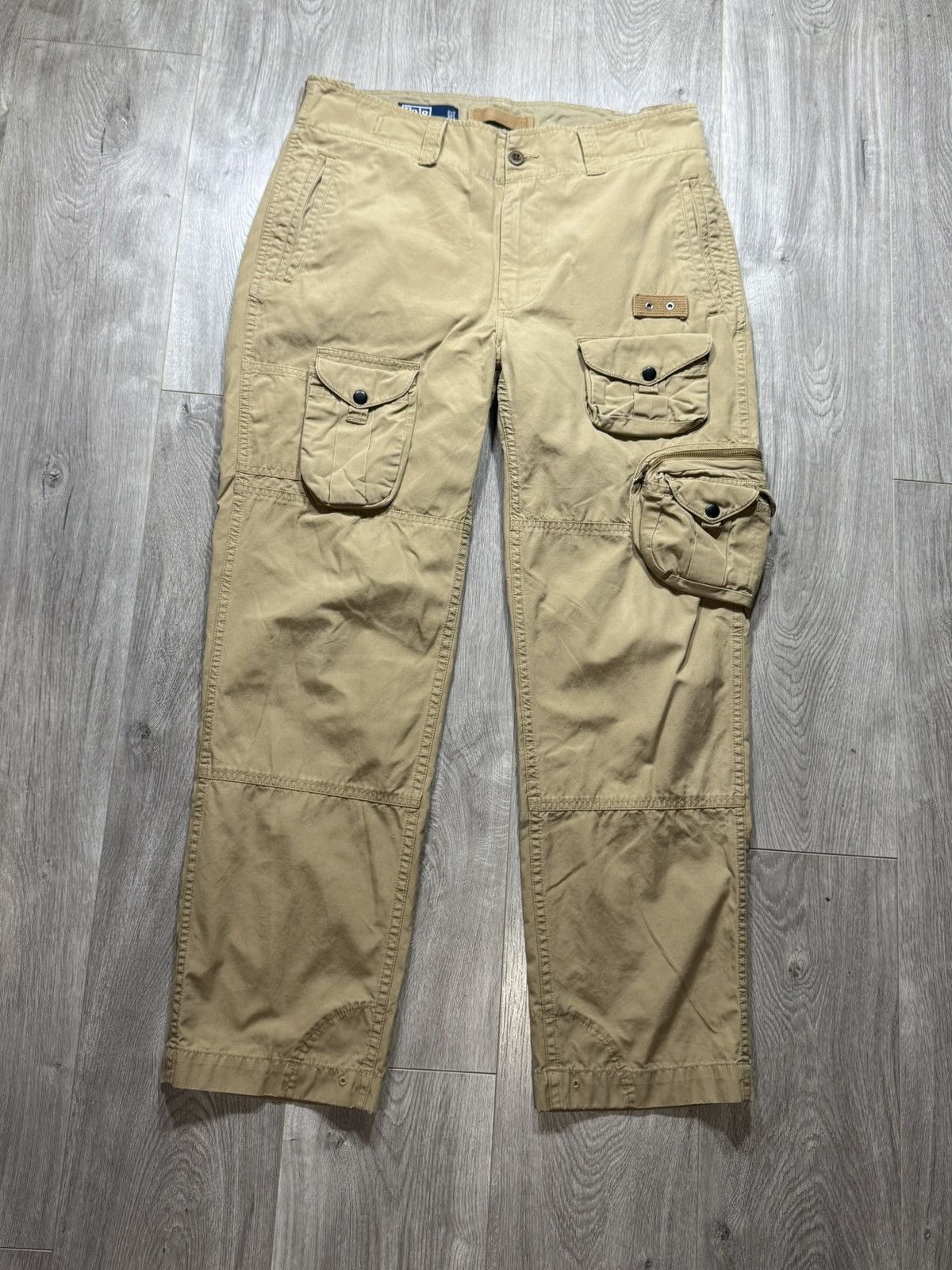 Polo Ralph Lauren S521 Military Cargo Pants tag Size 35 x 30