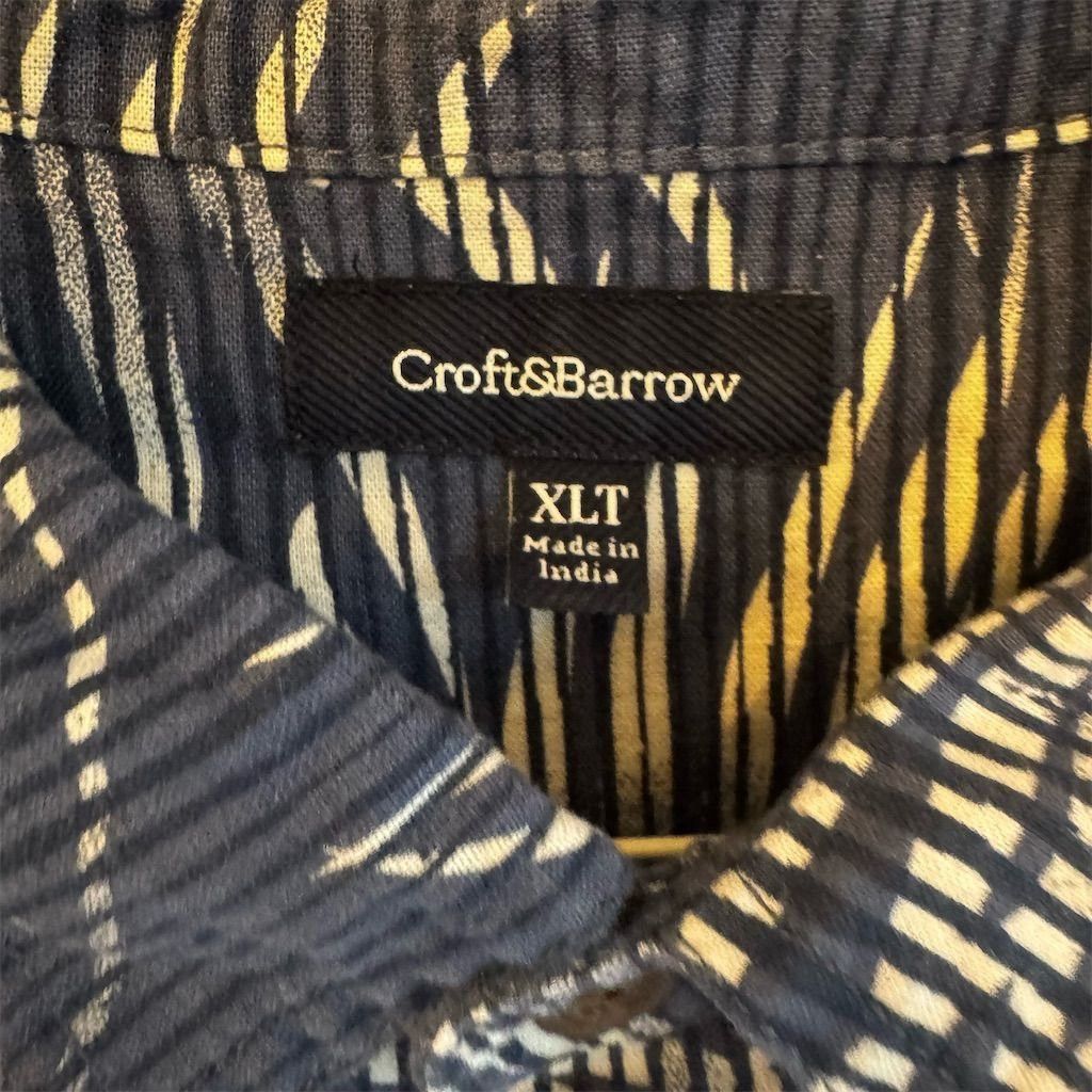 Croft & Barrow Croft & Barrow Men's XLT Blue Floral Short Sleeve Button-Up Size US XL / EU 56 / 4 - 3 Thumbnail