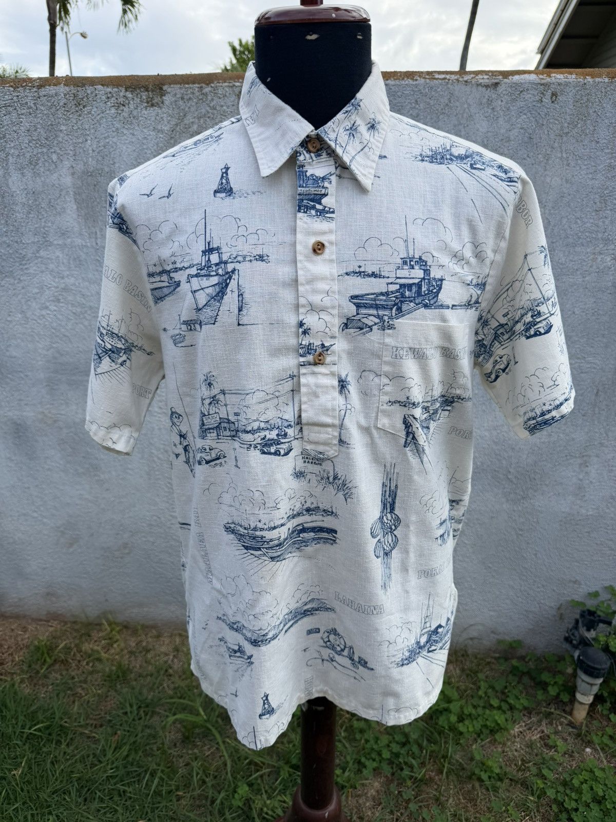 Other VTG 80s HRH His Royal Highness Hawaiian Shirt Men's M Size US M / EU 48-50 / 2 - 1 Thumbnail