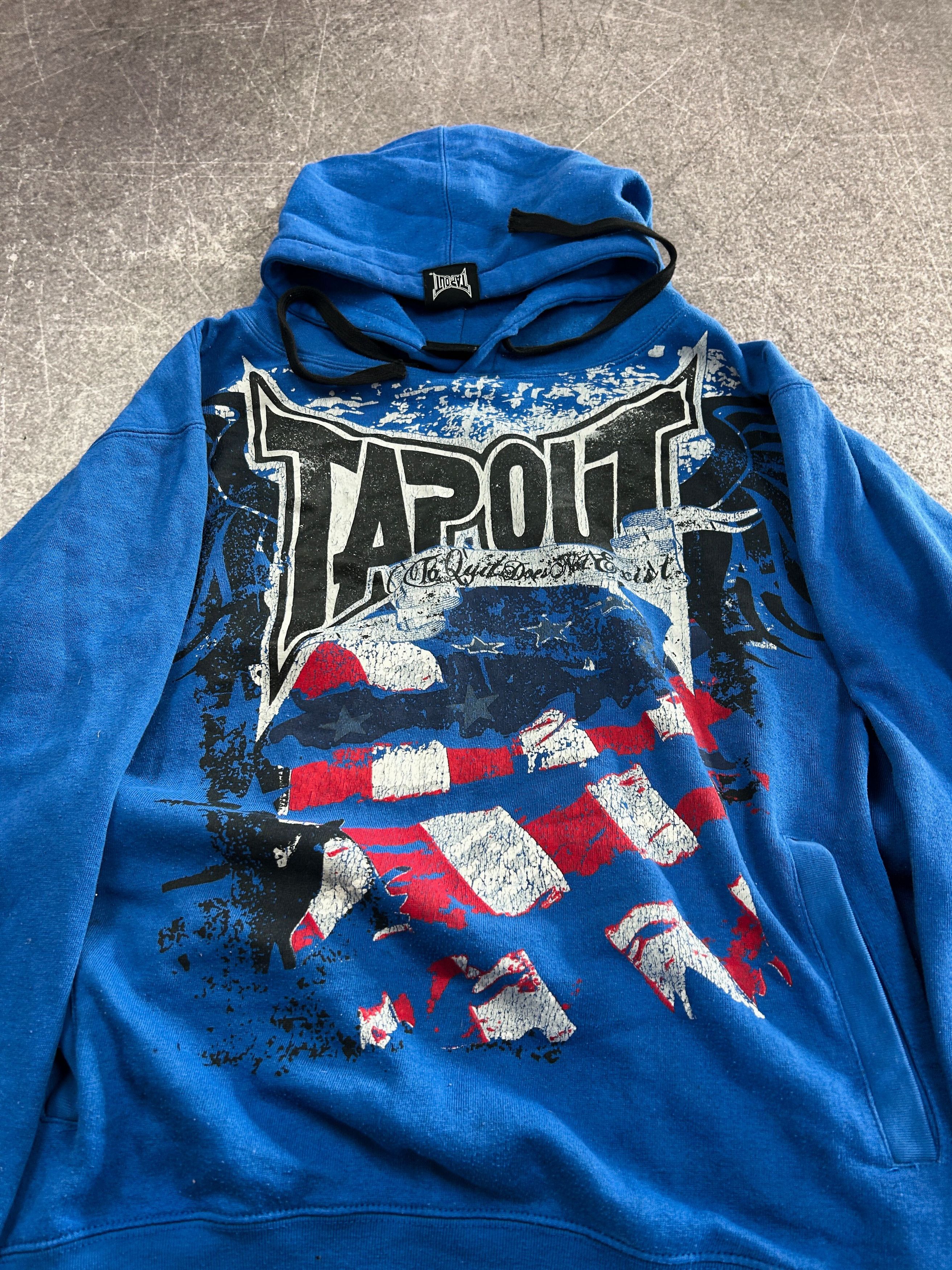 Tapout VTG Streetwear Rap Nike Style Tapout USA Hoodie 90s Size US L / EU 52-54 / 3 - 3 Thumbnail