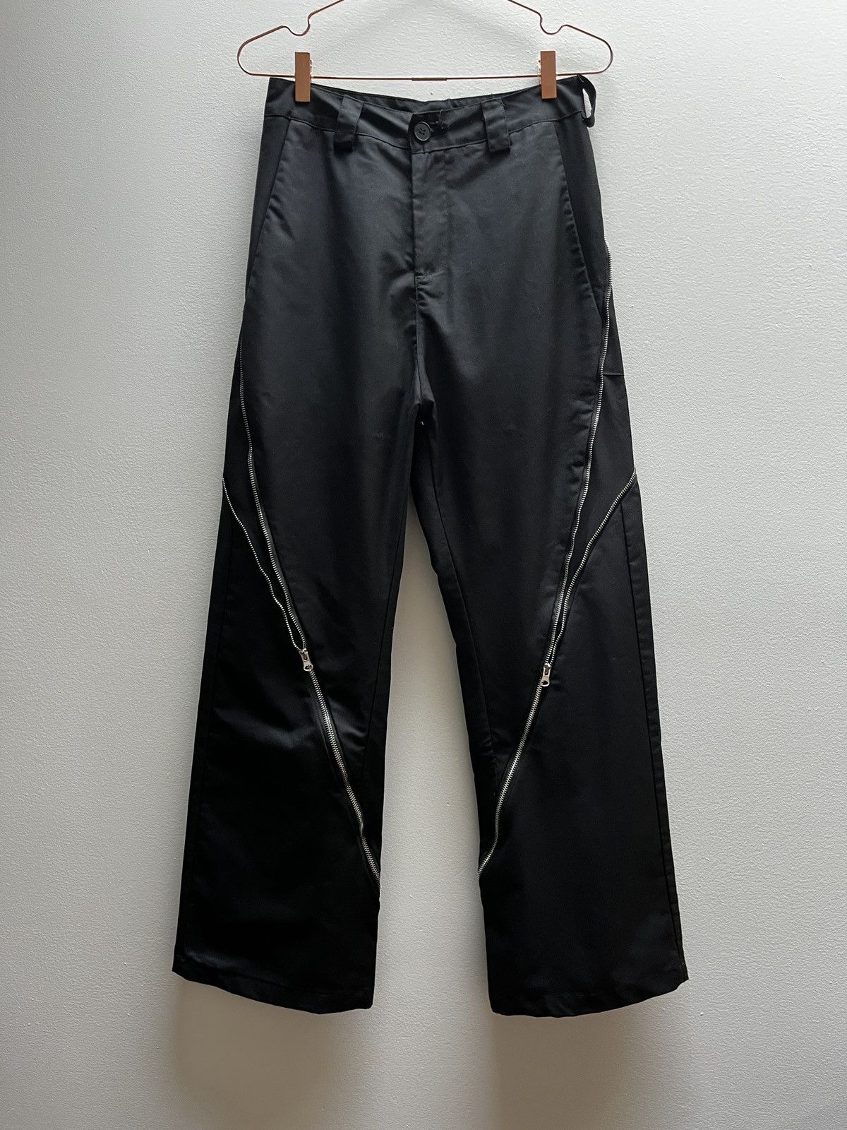 Other Futuristic Wide Leg Zipper Pants (unisex) Size US 28 / EU 44 - 1 Thumbnail