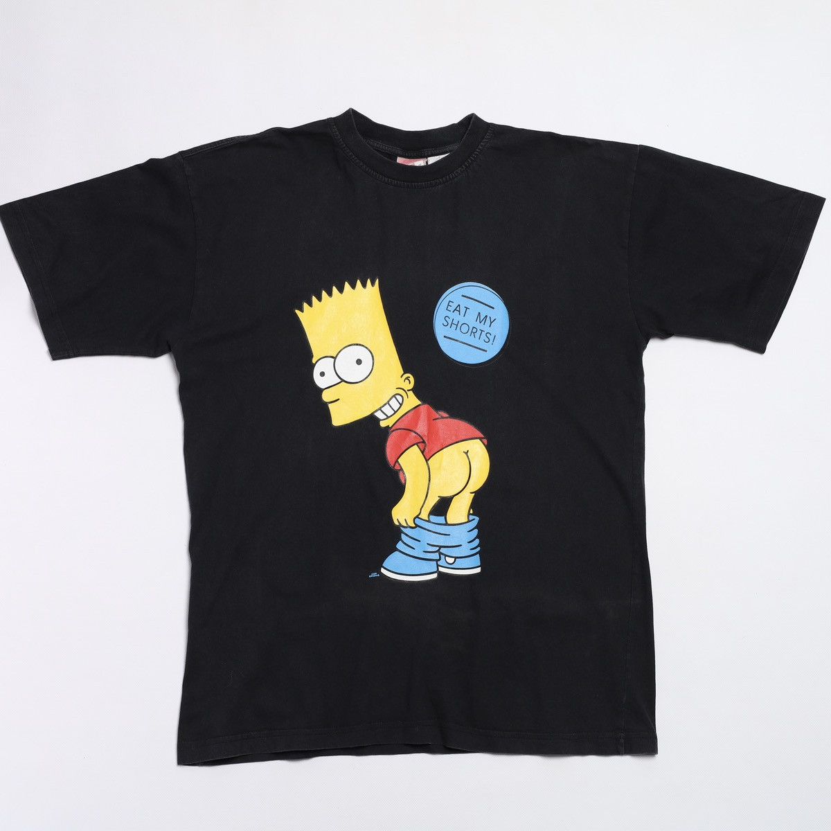 The Simpsons Vintage 2002 The Simpsons Bart Ass Tee Eat My Shorts Size US L / EU 52-54 / 3 - 1 Thumbnail