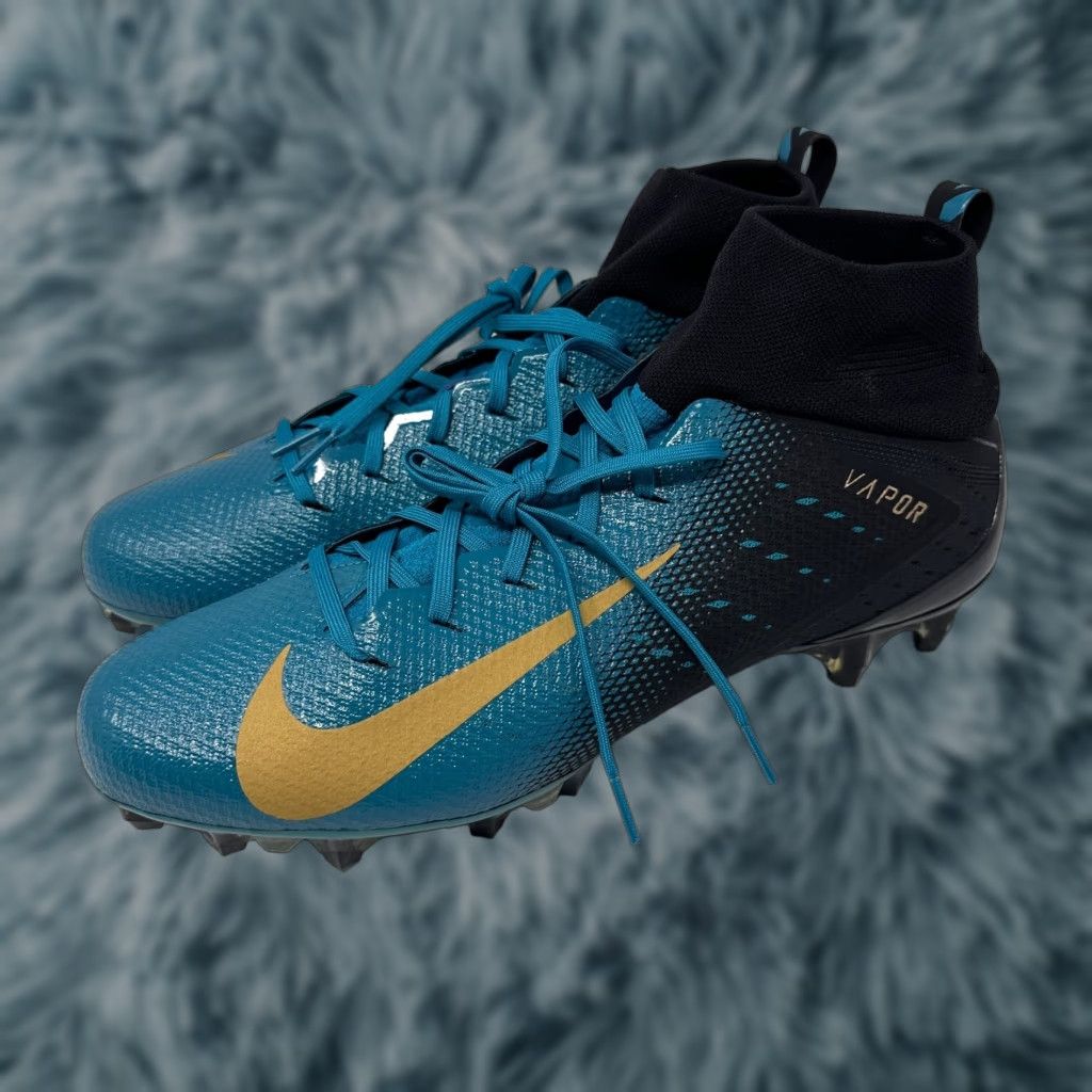 Nike Nike Vapor Untouchable Pro 3 Cleats Football Mens 14 Blue Black Jaguars Size US 14 / EU 47 - 1 Thumbnail