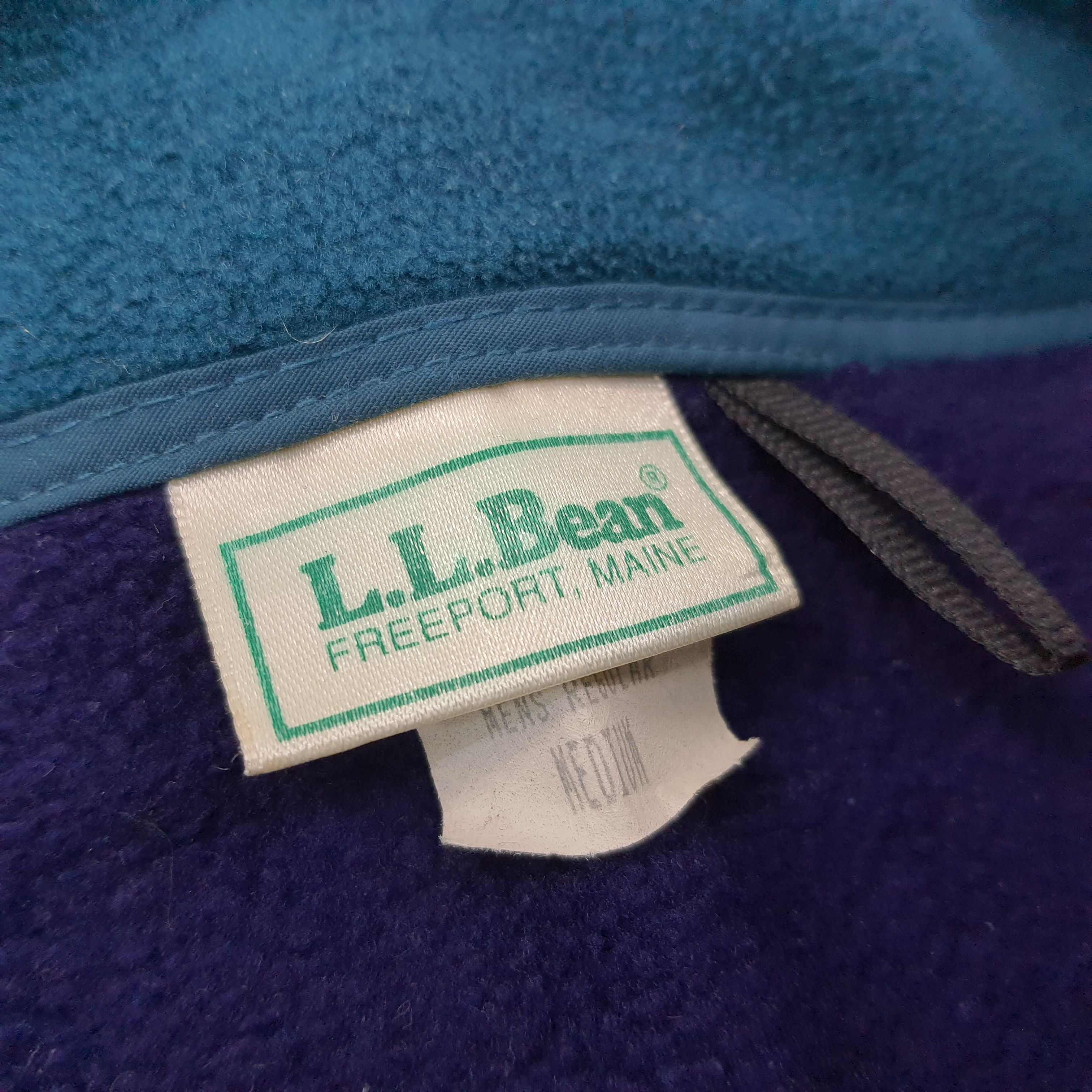L.L. Bean Vintage L.L. Bean Outdoor Zipper Fleece Jacket C248N5 Size US L / EU 52-54 / 3 - 4 Thumbnail
