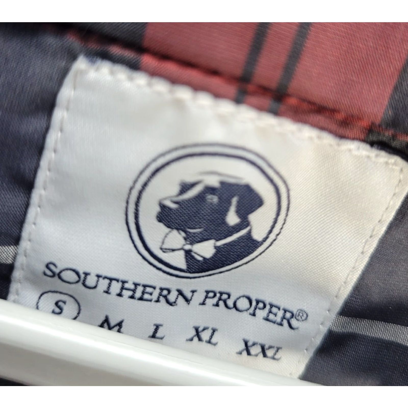 Southern Proper Southern Proper Secret Shot Puffer Vest Quilted Full Zip Navy Blue S Mens Baggy? Size US S / EU 44-46 / 1 - 3 Thumbnail