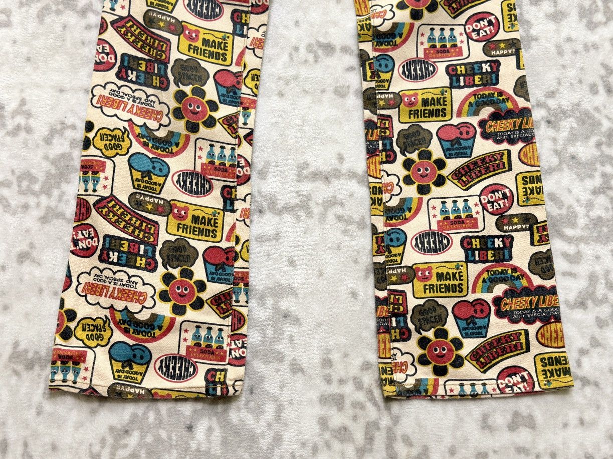Hysteric Glamour Flare CHEEKYLIBERI Over Print Hysteric Style Design Pant Size US 26 / EU 42 - 7 Thumbnail