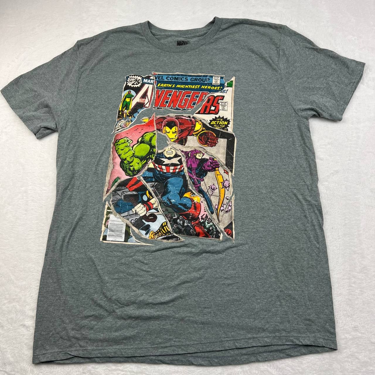 Marvel Comics Marvel Avengers XL Short Sleeve Comic Characters T-Shirt Men Size US XL / EU 56 / 4 - 1 Thumbnail