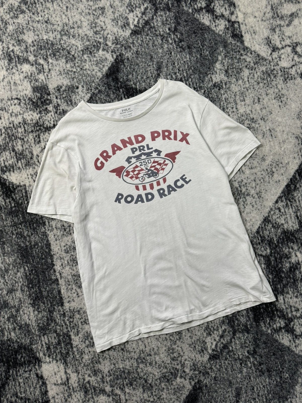 Polo Ralph Lauren Vintage Polo Ralph Lauren T Shirt Johnson Motors Grand Prix Size US L / EU 52-54 / 3 - 2 Thumbnail