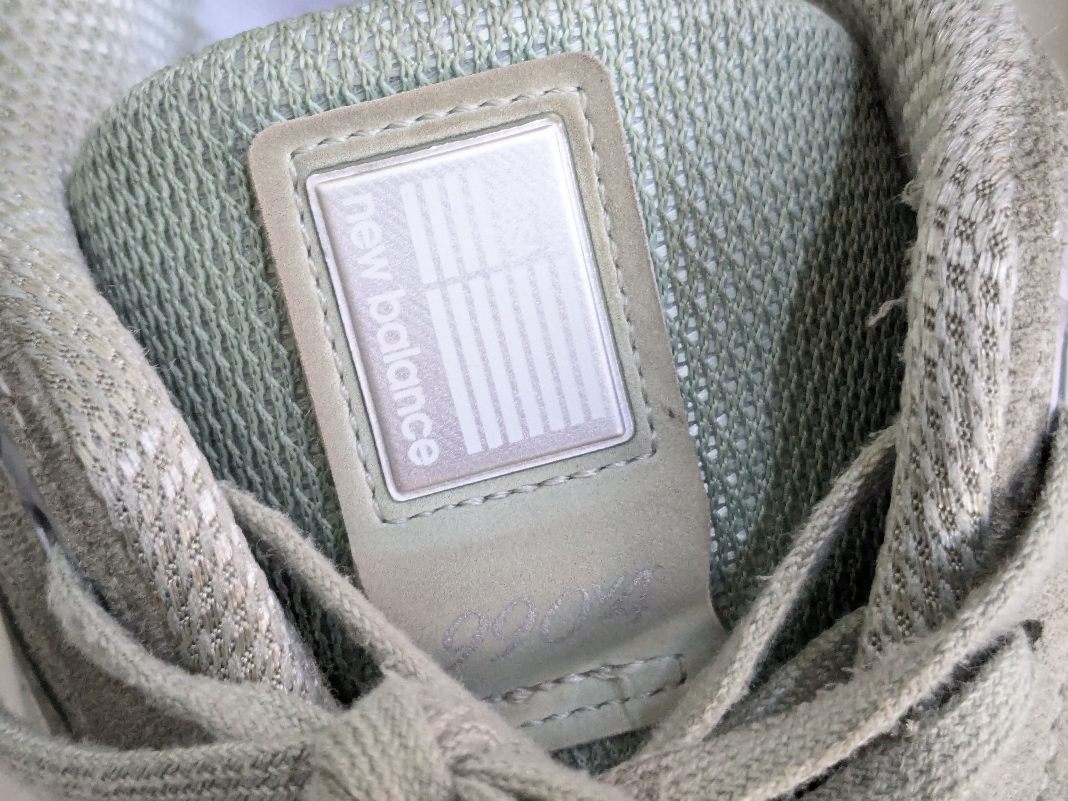 New Balance New Balance 990V4 12 D Mint Green Suede Castlerock Size US 12 / EU 45 - 3 Thumbnail