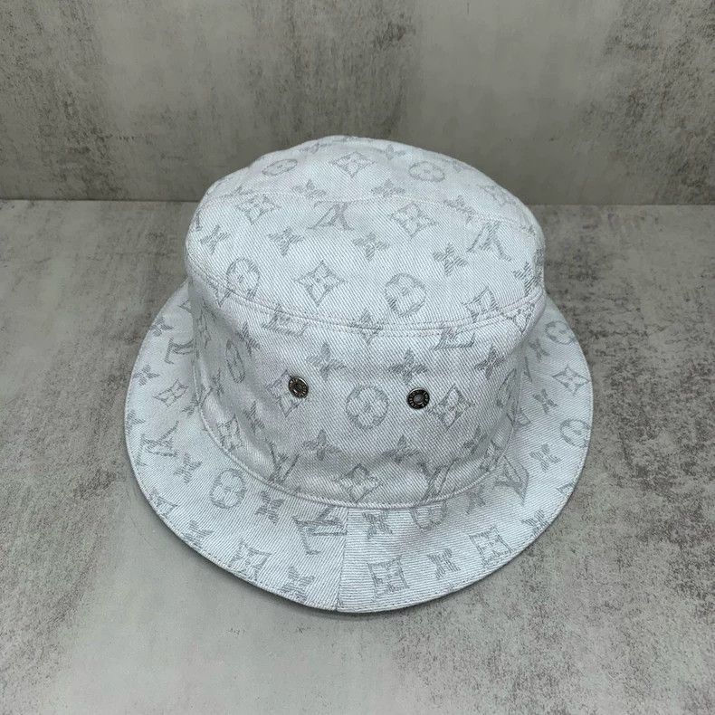 Louis Vuitton LOUIS VUITTON Fisherman's hat with full print of old flower Size ONE SIZE - 2 Thumbnail