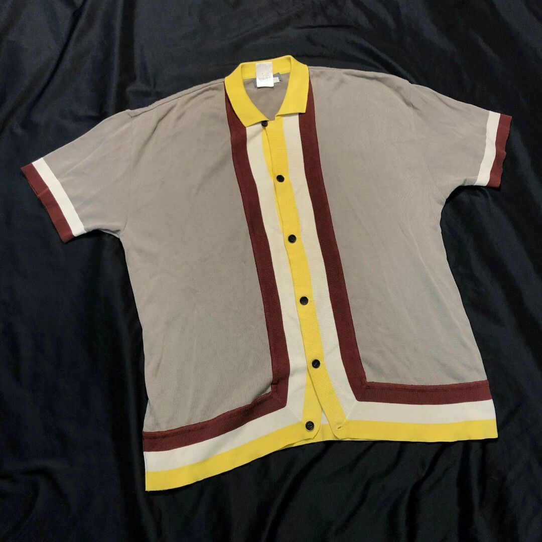 Yohji Yamamoto Yohji Yamamoto 91ss Striped Runway Oversized Shirt Unisex Size US M / EU 48-50 / 2 - 2 Thumbnail