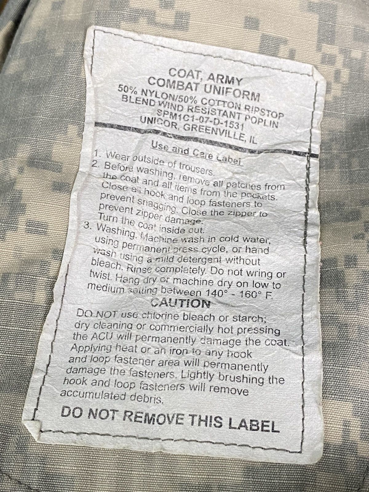 Vintage Vintage Military Combat Uniform Size US L / EU 52-54 / 3 - 13 Thumbnail