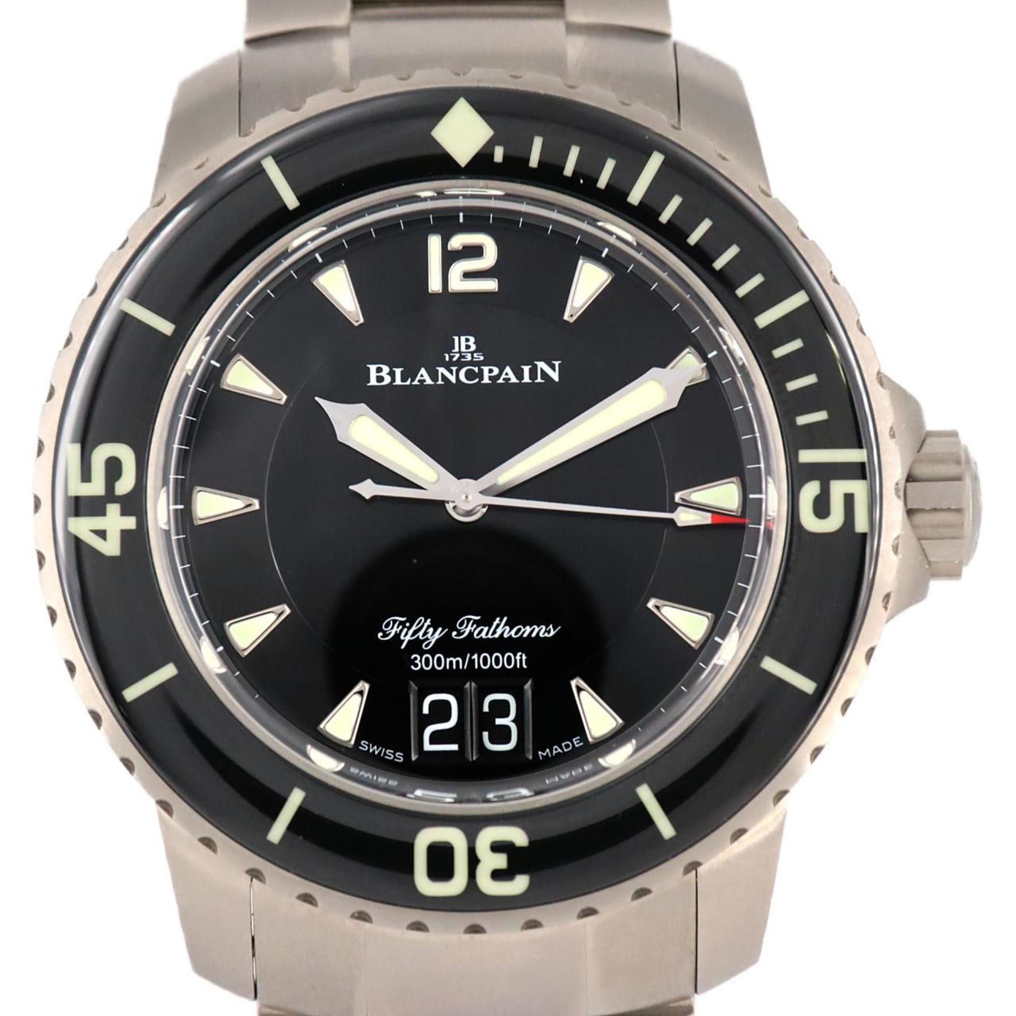 Other Blancpain Fifty Fathoms Large Date TI 5050-12B30-98B Watch Automatic Size ONE SIZE - 1 Thumbnail
