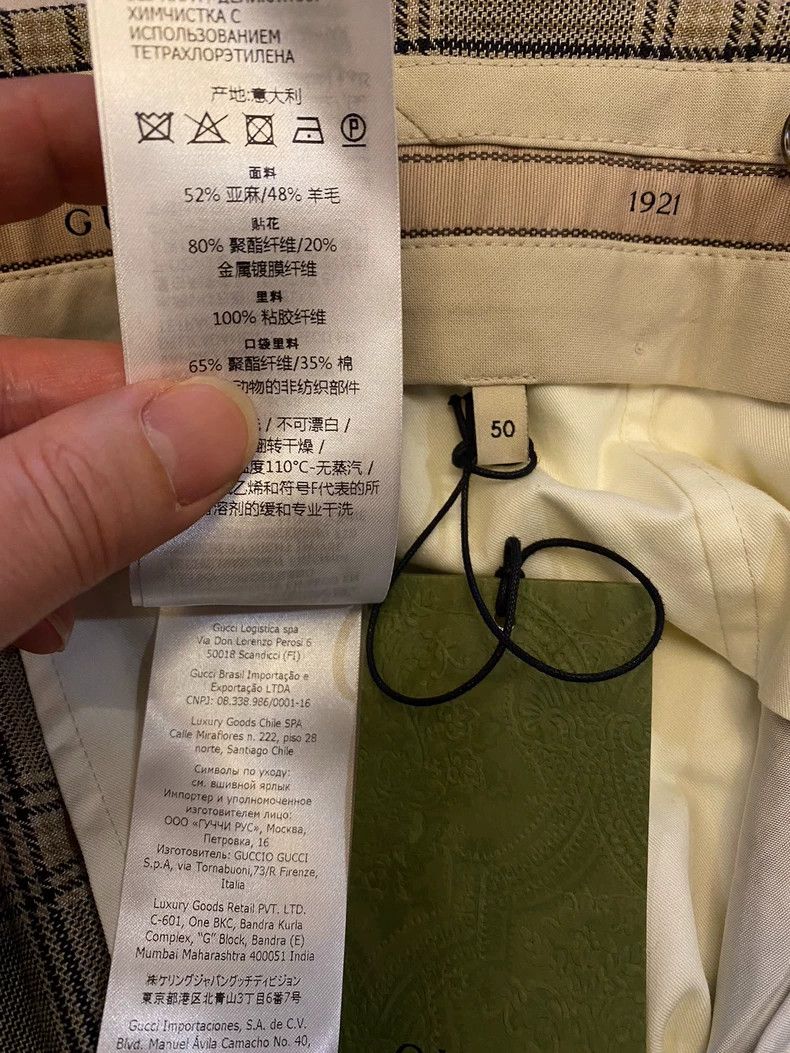 Gucci Gucci 1921 Series Green Label Western Trousers Casual Trous Size US 34 / EU 50 - 9 Thumbnail