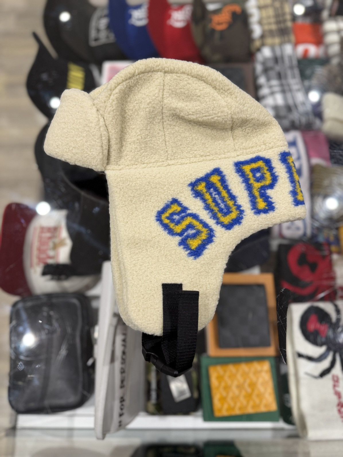 Supreme Supreme Shearling Trooper Natural Size: S/M Size ONE SIZE - 2 Thumbnail