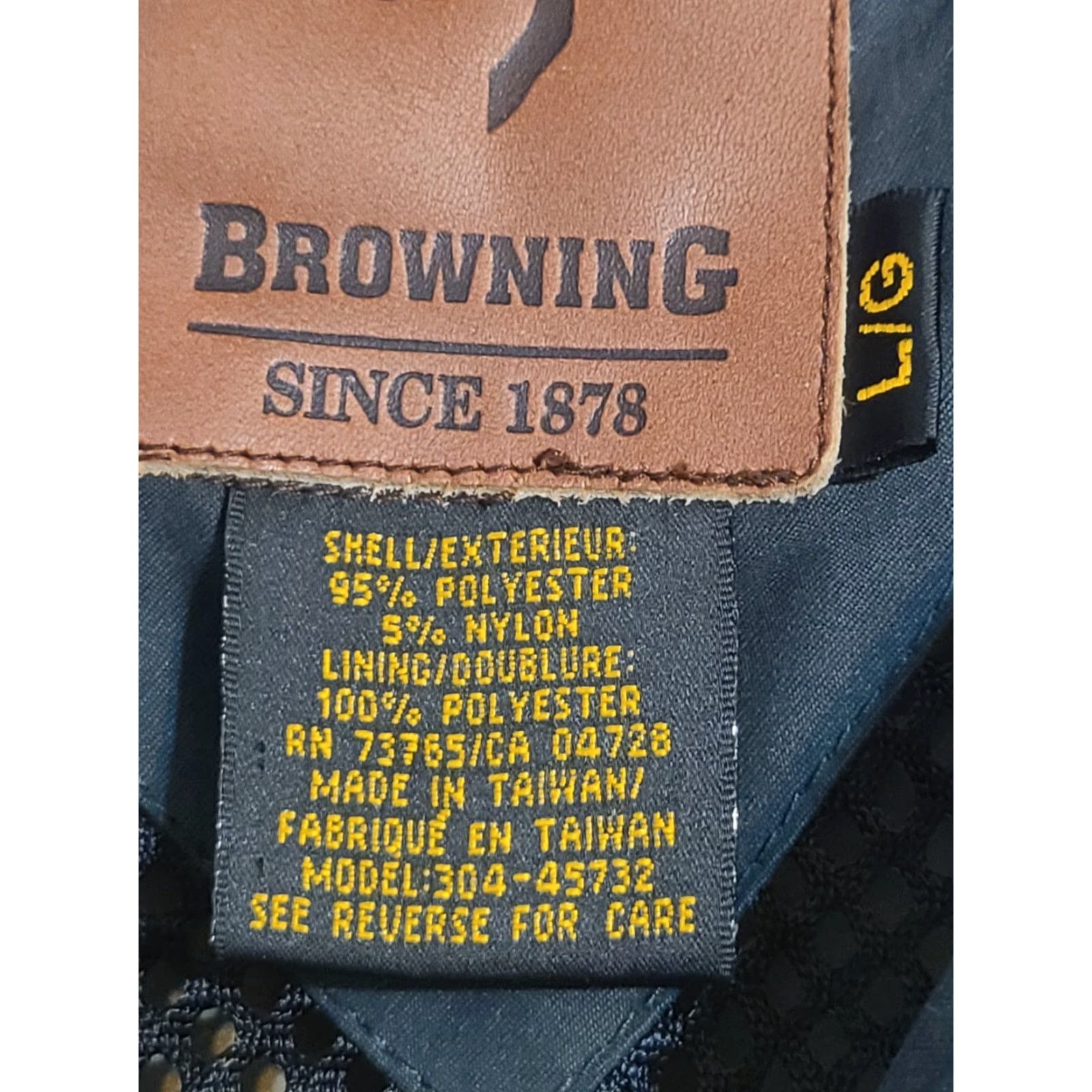 Vintage Browning Firearms vented Casual full zip Bomber Jacket Men's sz Large poly/nylon Jacket Mens Regular Size L Brown Vintage Size US L / EU 52-54 / 3 - 4 Thumbnail