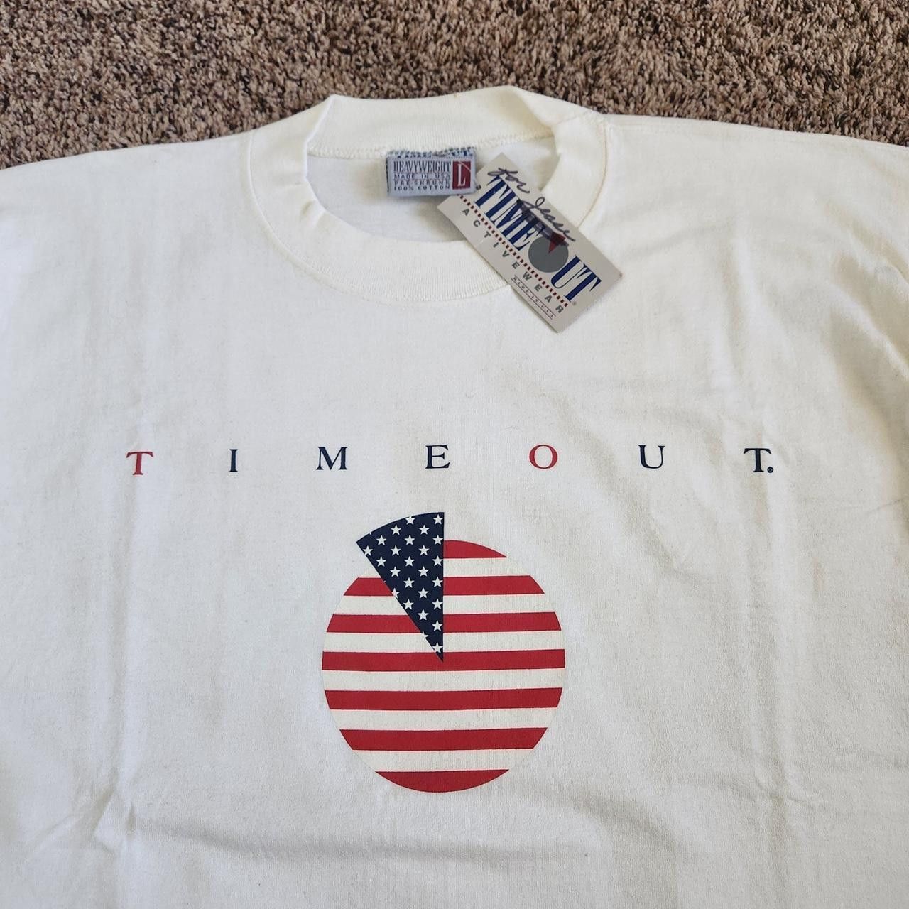 Vintage American Flag Graphic Tee Relaxed Oversized Fit Vintage Size US L / EU 52-54 / 3 - 2 Thumbnail
