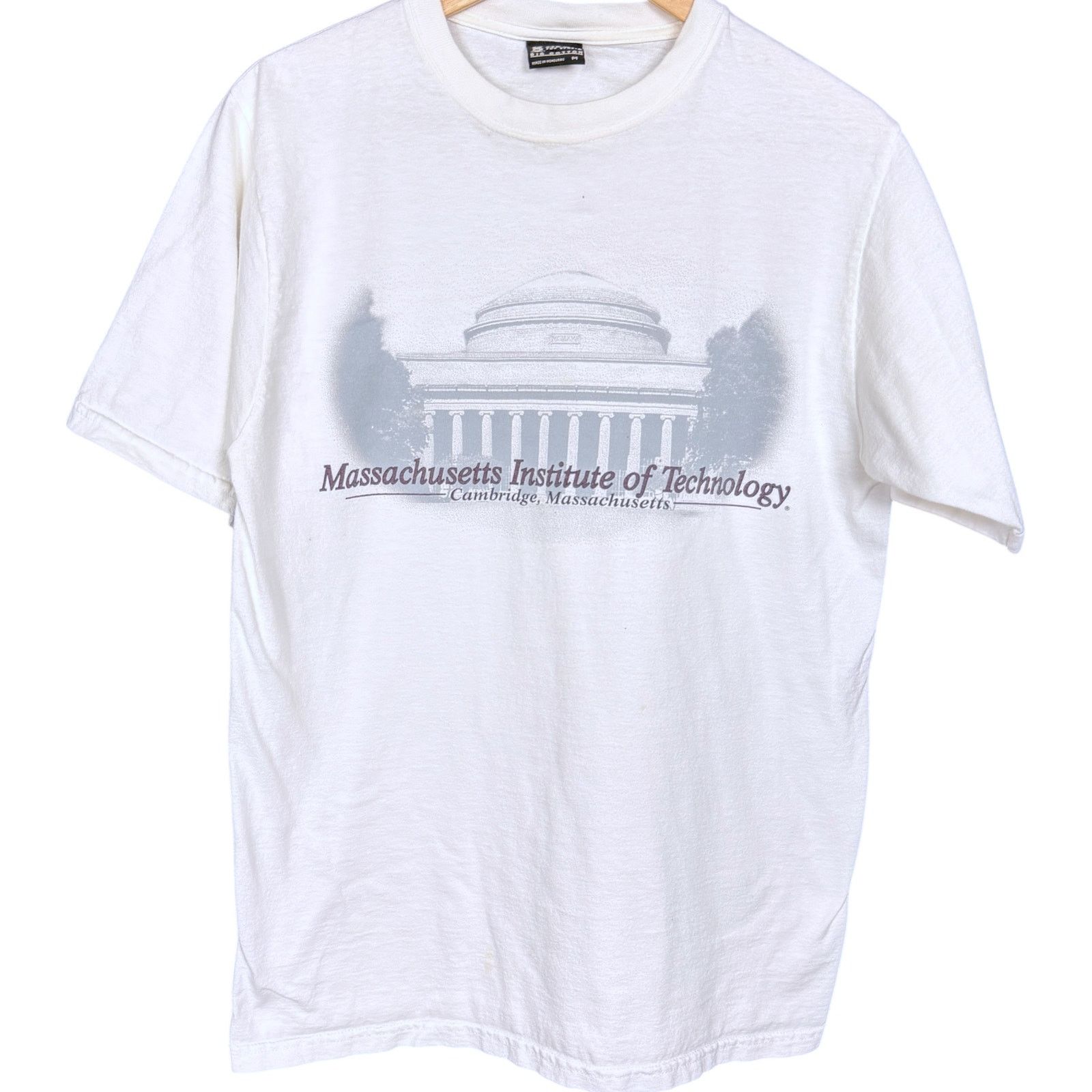 Gear for Sports Vintage 90s MIT Massachusetts Men's Gear White T-Shirt M Size US M / EU 48-50 / 2 - 2 Thumbnail