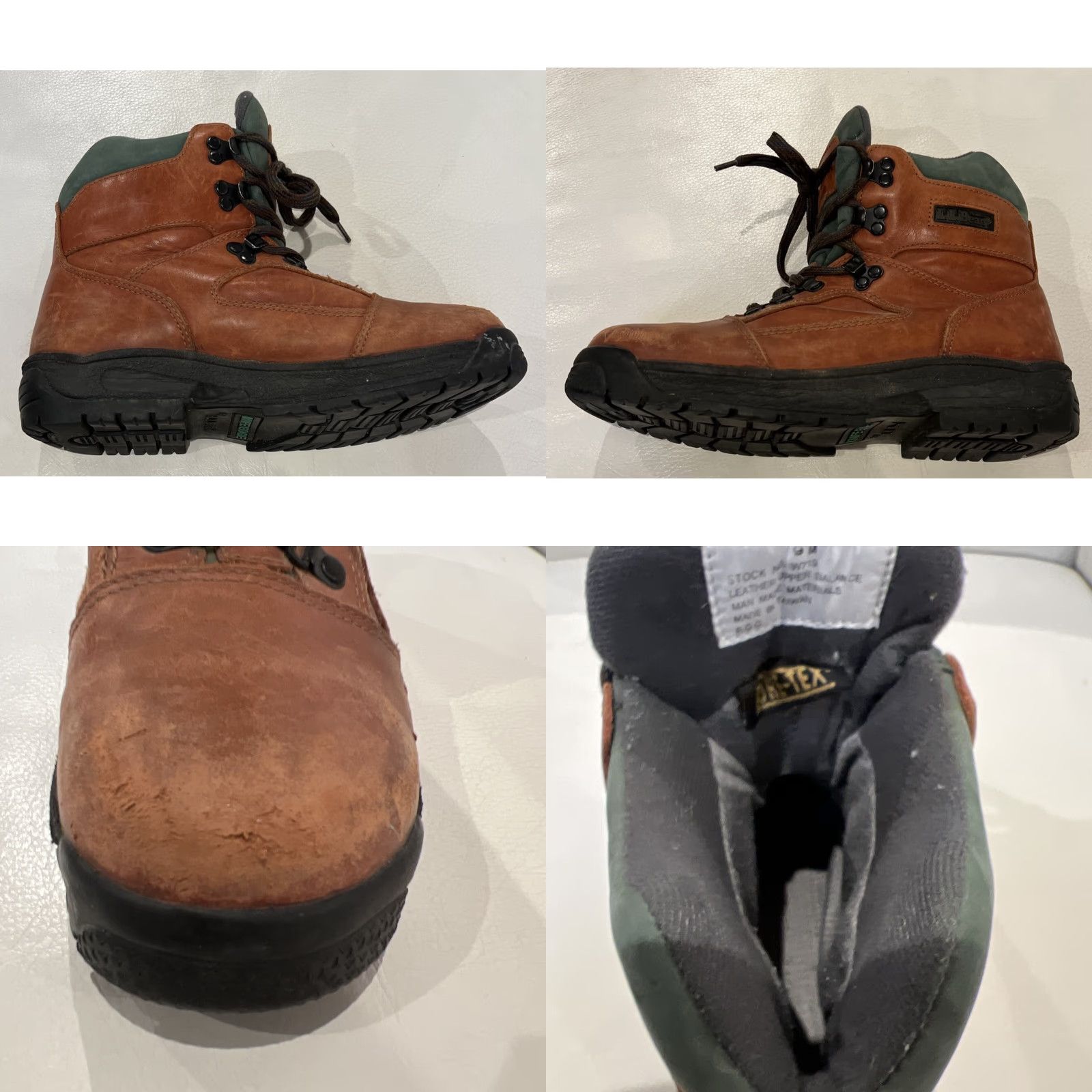 Vintage VINTAGE L.L. Bean Knife Edge Leather Gore-Tex Boots Women 9M Brown Hiking Size US 9 / IT 39 - 8 Thumbnail