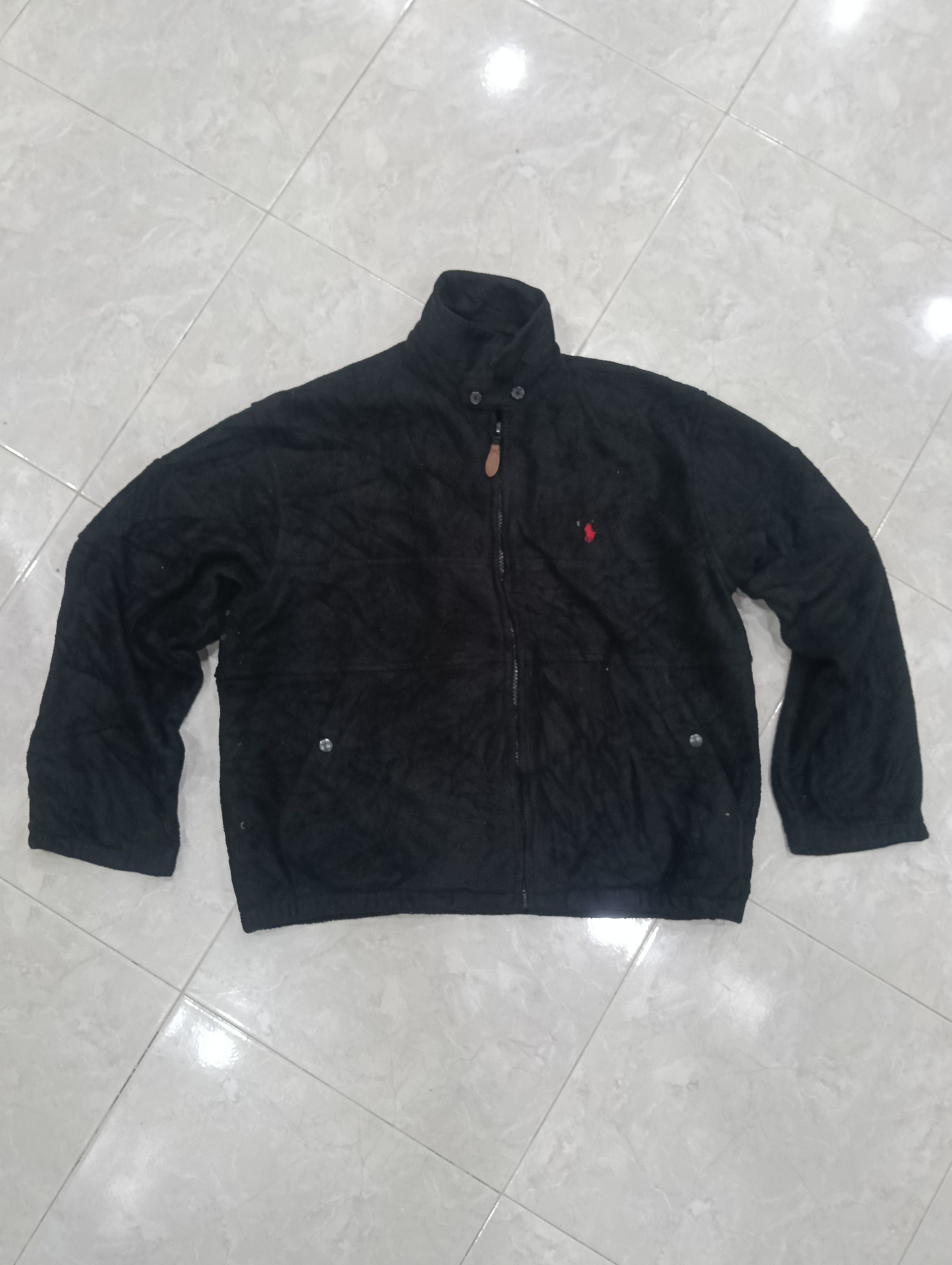 Polo Ralph Lauren Vintage Polo Ralph Lauren Bomber Fleece Jacket Size US XL / EU 56 / 4 - 1 Thumbnail