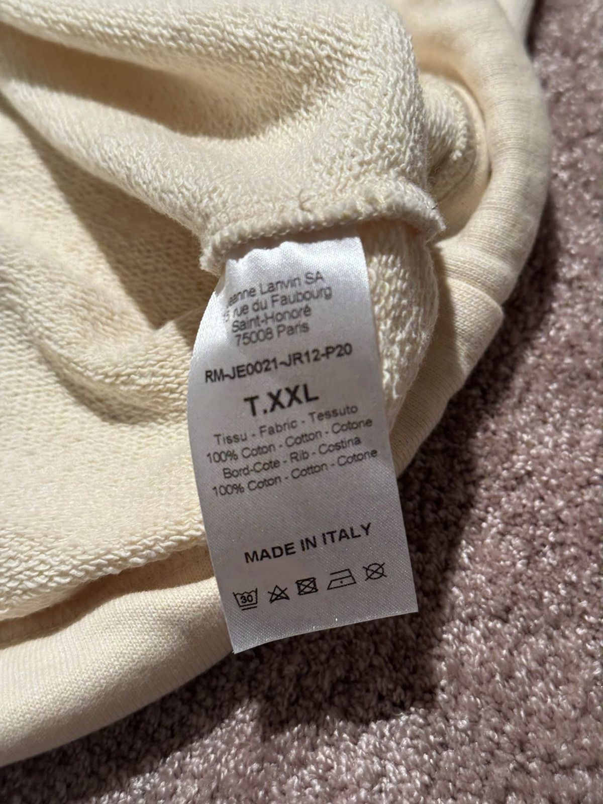 Lanvin Greetings From Lanvin Hoodie Size US XXL / EU 58 / 5 - 5 Thumbnail