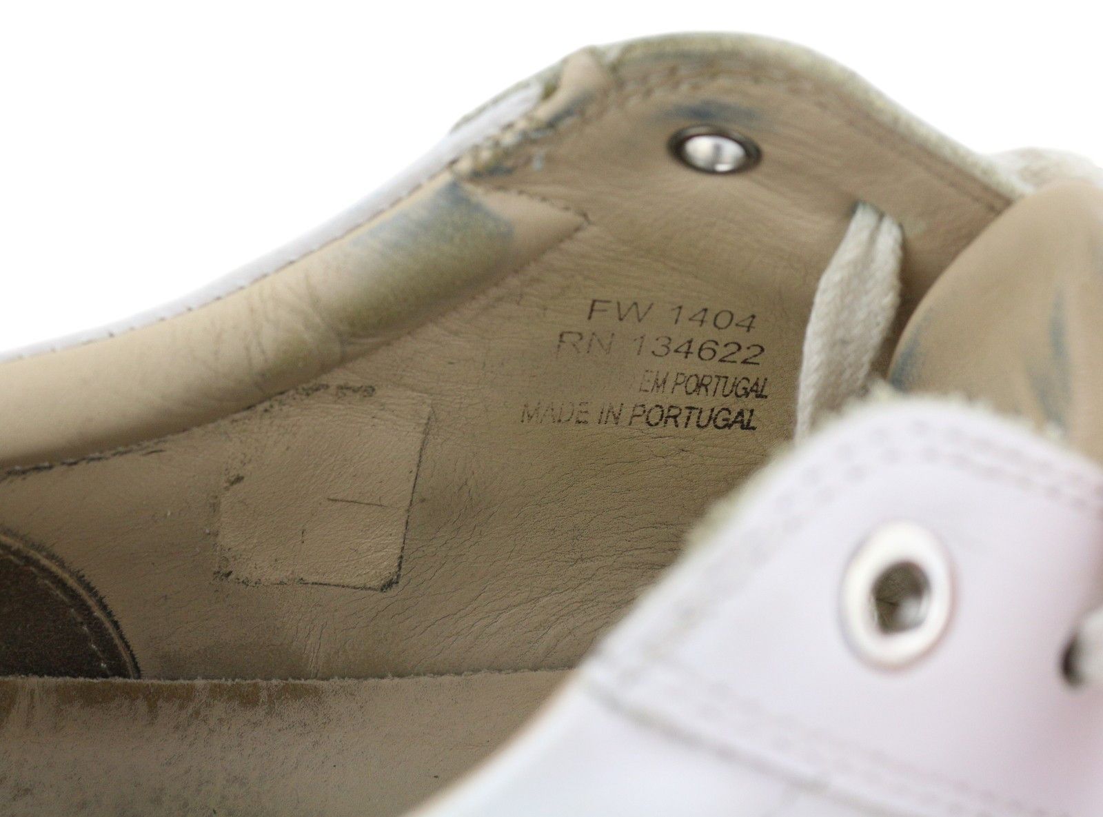Suitsupply FW1404 EU42 White Leather Almond Toe Sneakers 83574 Size US 9 / EU 42 - 11 Thumbnail