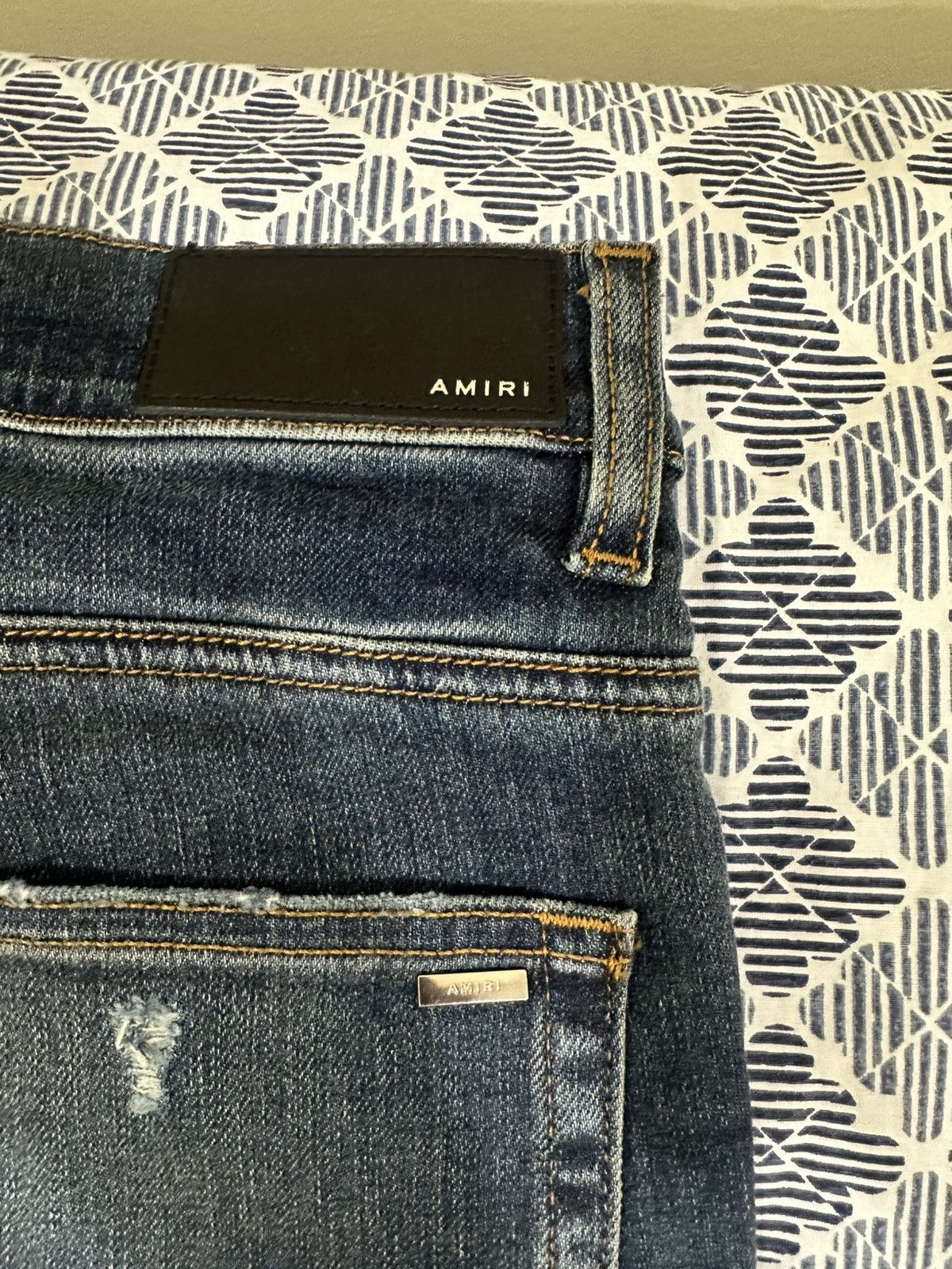 Amiri Amiri Deep Classic Blue Jeans Size US 32 / EU 48 - 4 Thumbnail