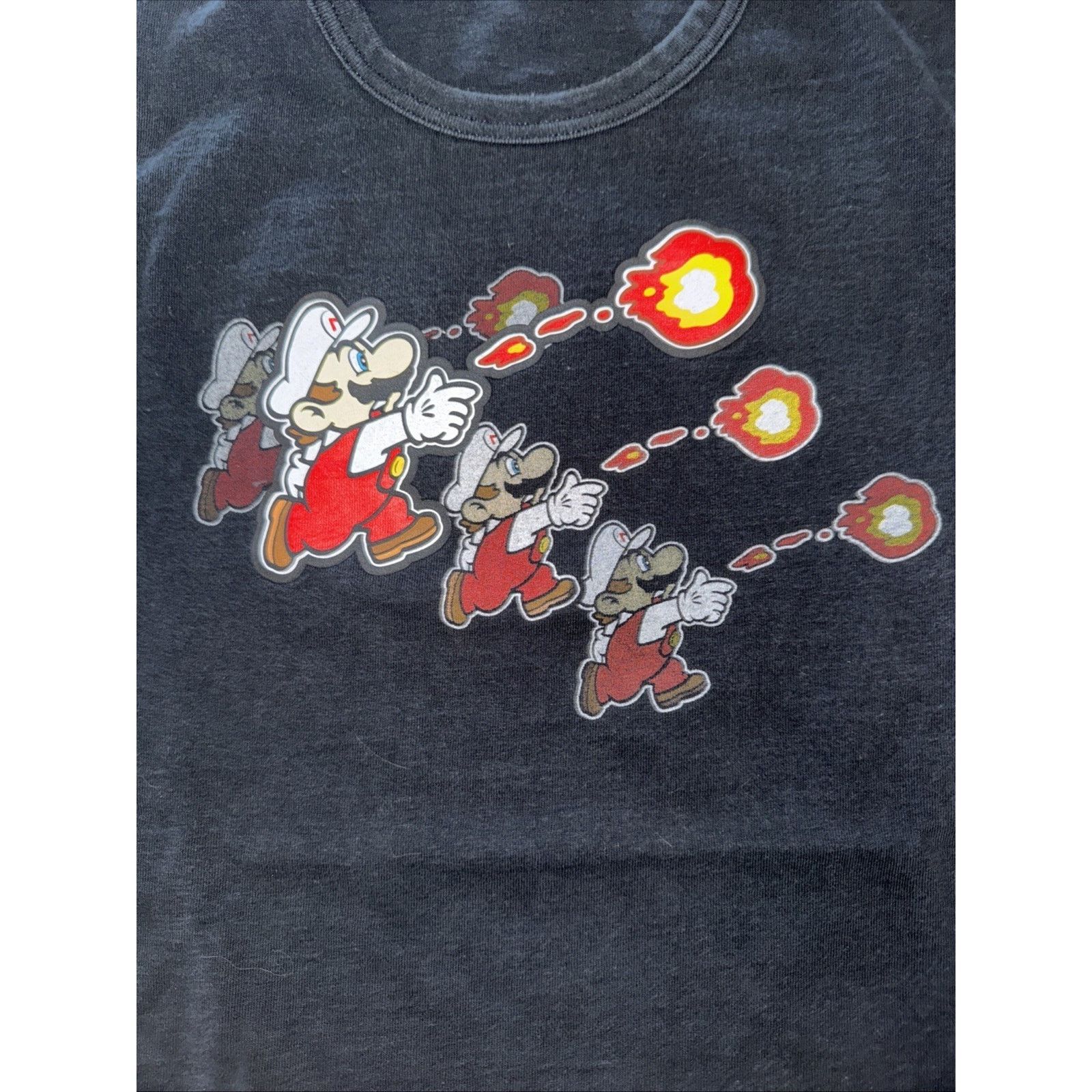 Champion × Vintage Champion X Super Mario Brothers T-Shirt Black Medium 20x27 Size US M / EU 48-50 / 2 - 2 Thumbnail