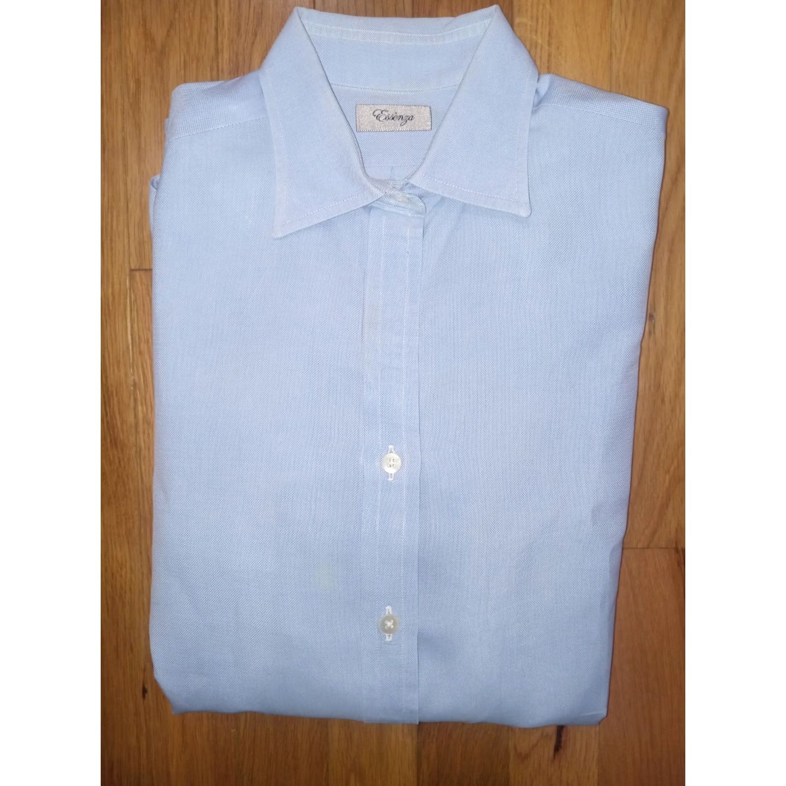 Vintage Essenza Blue Button-Up Shirt Womens L Blue Button-Up Shirt Womens L Essenza Blue Button-Up Shirt Womens L Blue Button-Up Shirt Womens L Size L / US 10 / IT 46 - 6 Thumbnail
