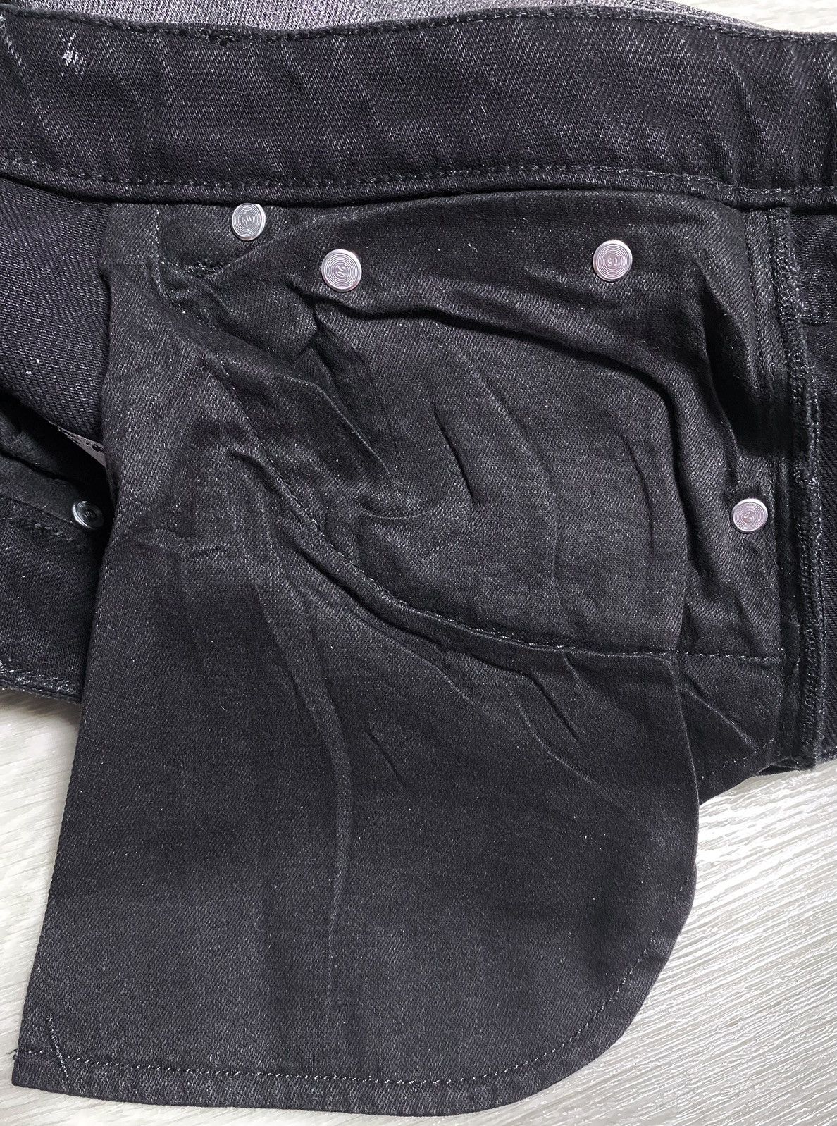 Cheap Monday Margiela Style Silver Painted Archival Jeans Denim Artisanal Size 28" / US 6 / IT 42 - 18 Thumbnail