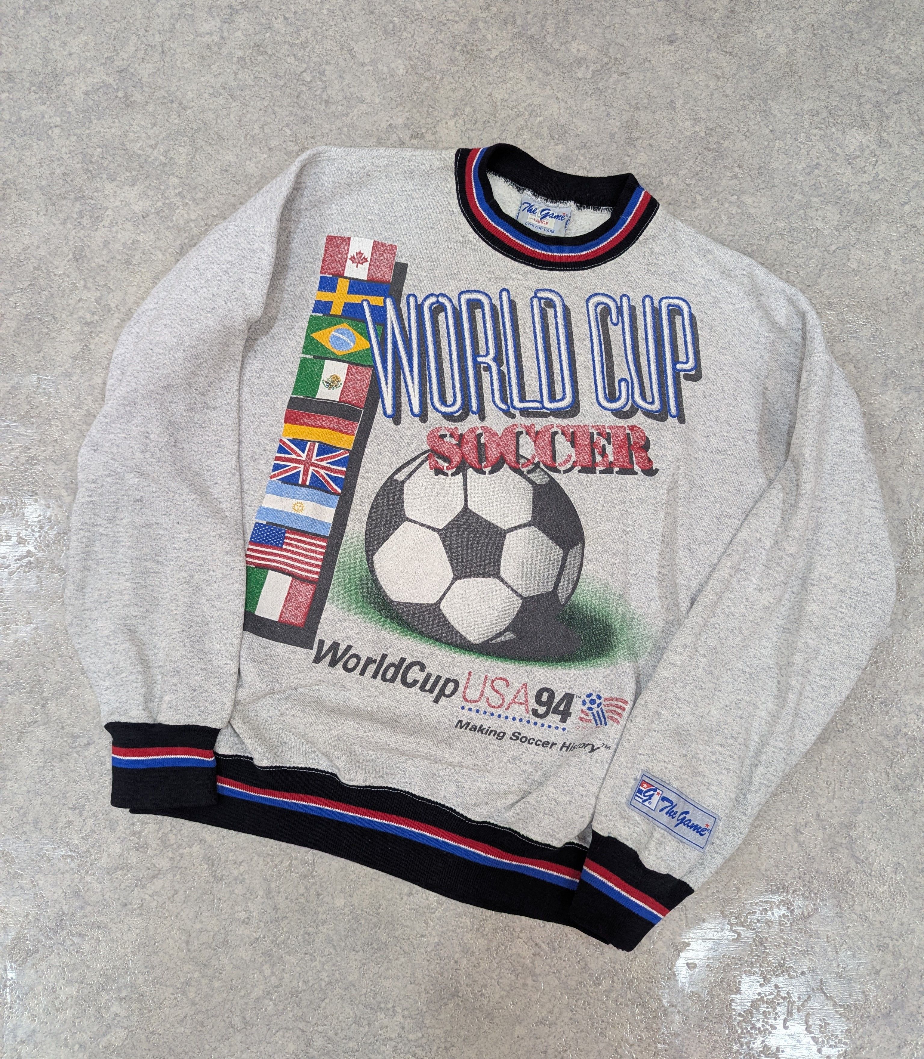 The Game Rere ! Vintage world cup USA 1994 Size US L / EU 52-54 / 3 - 1 Thumbnail