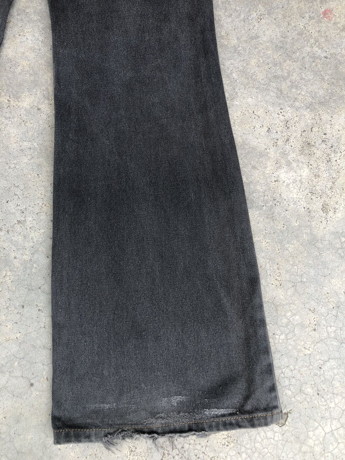 If Six Was Nine Japanese Big Bliss Flared Jeans Distressed Jeans Size US 31 - 12 Thumbnail