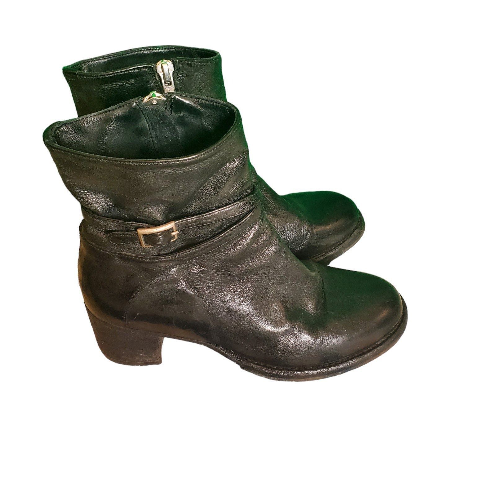 Officine Creative Officine Creative Leather Ankle Boots Handmade Italian Ruche Size US 7.5 / IT 37.5 - 1 Thumbnail