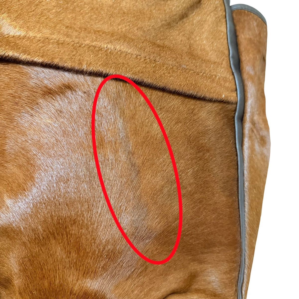 Yohji Yamamoto 761 Yohji Yamamoto Y'SACCS bag brown calf hair leather Size ONE SIZE - 14 Thumbnail