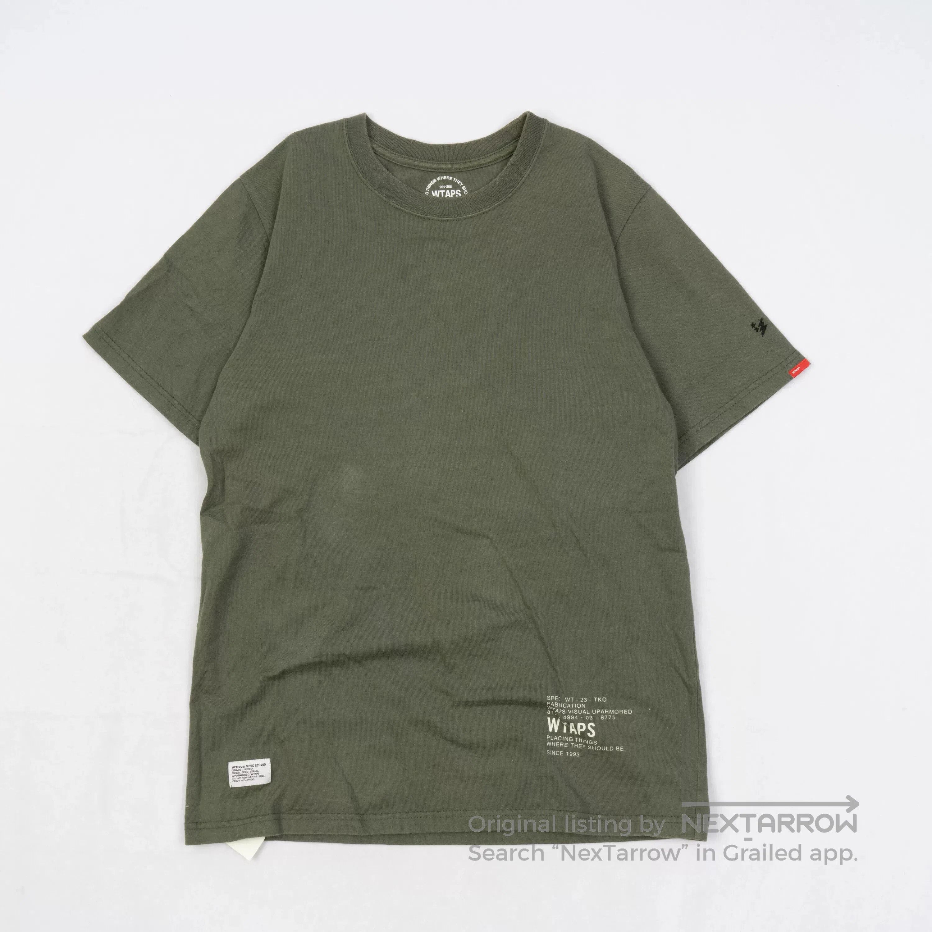 Wtaps Classic Bone Print Tee.