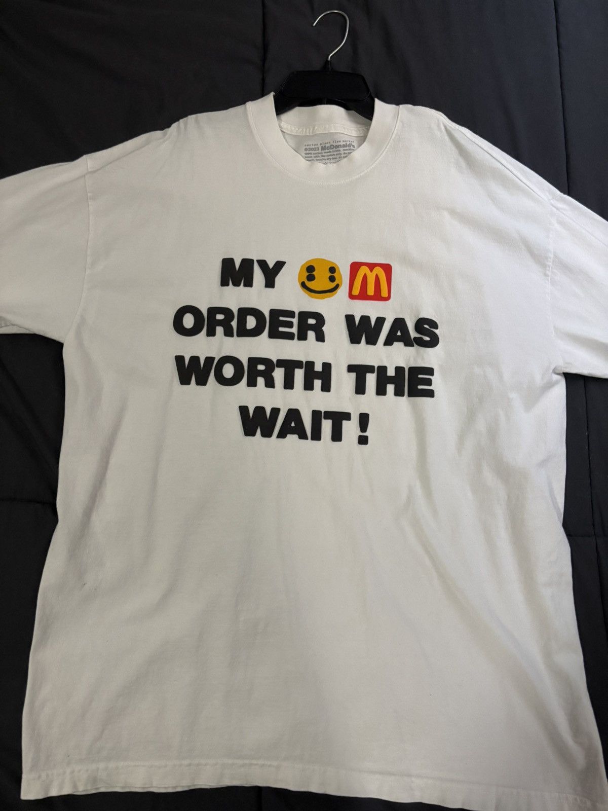 Cactus Plant Flea Market Cactus Plant Flea Market x McDonald’s Worth The Wait Tee Size US XL / EU 56 / 4 - 1 Thumbnail